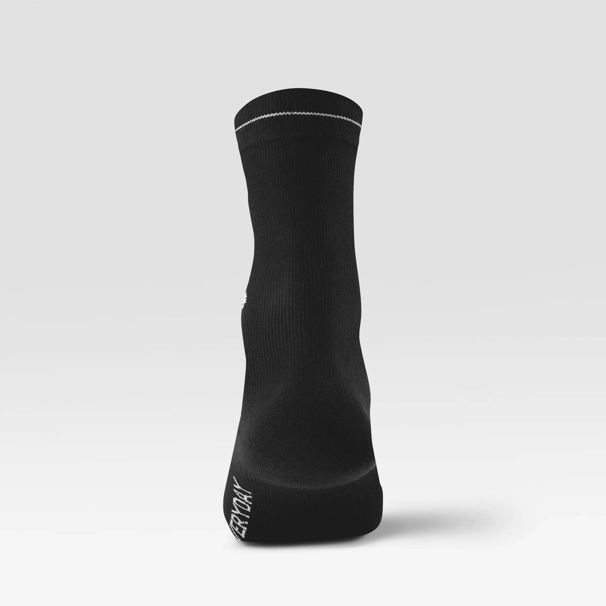 Cotton Everyday Ankle Socks Men | Black / White - Image 3