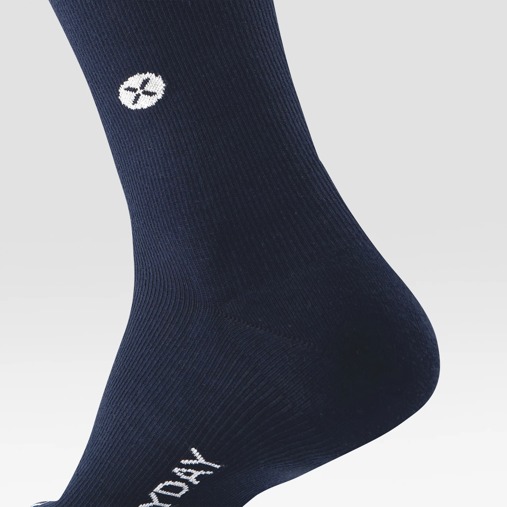 Cotton Everyday Ankle Socks Men | Navy / White - Image 4
