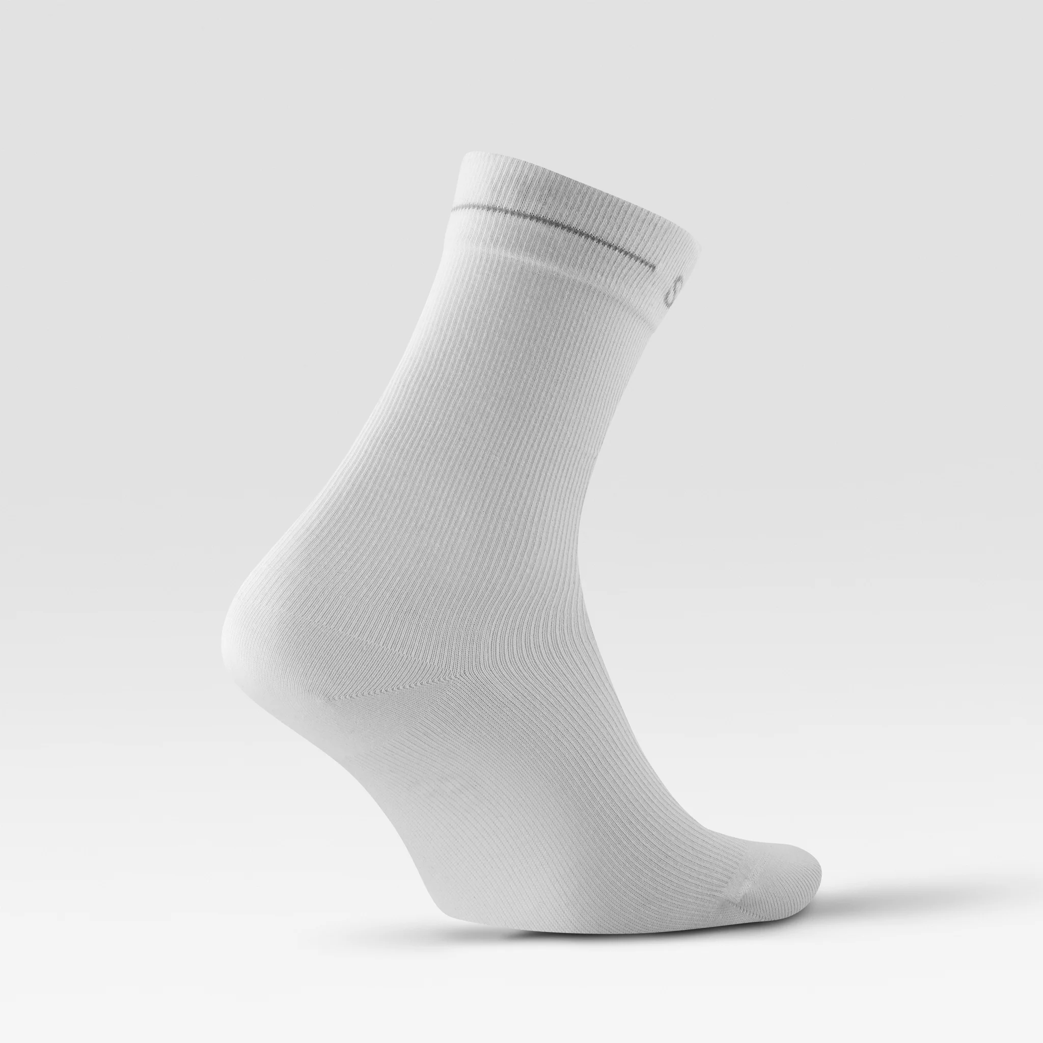 Cotton Everyday Ankle Socks Women 2-Pack | White / Grey - Image 6