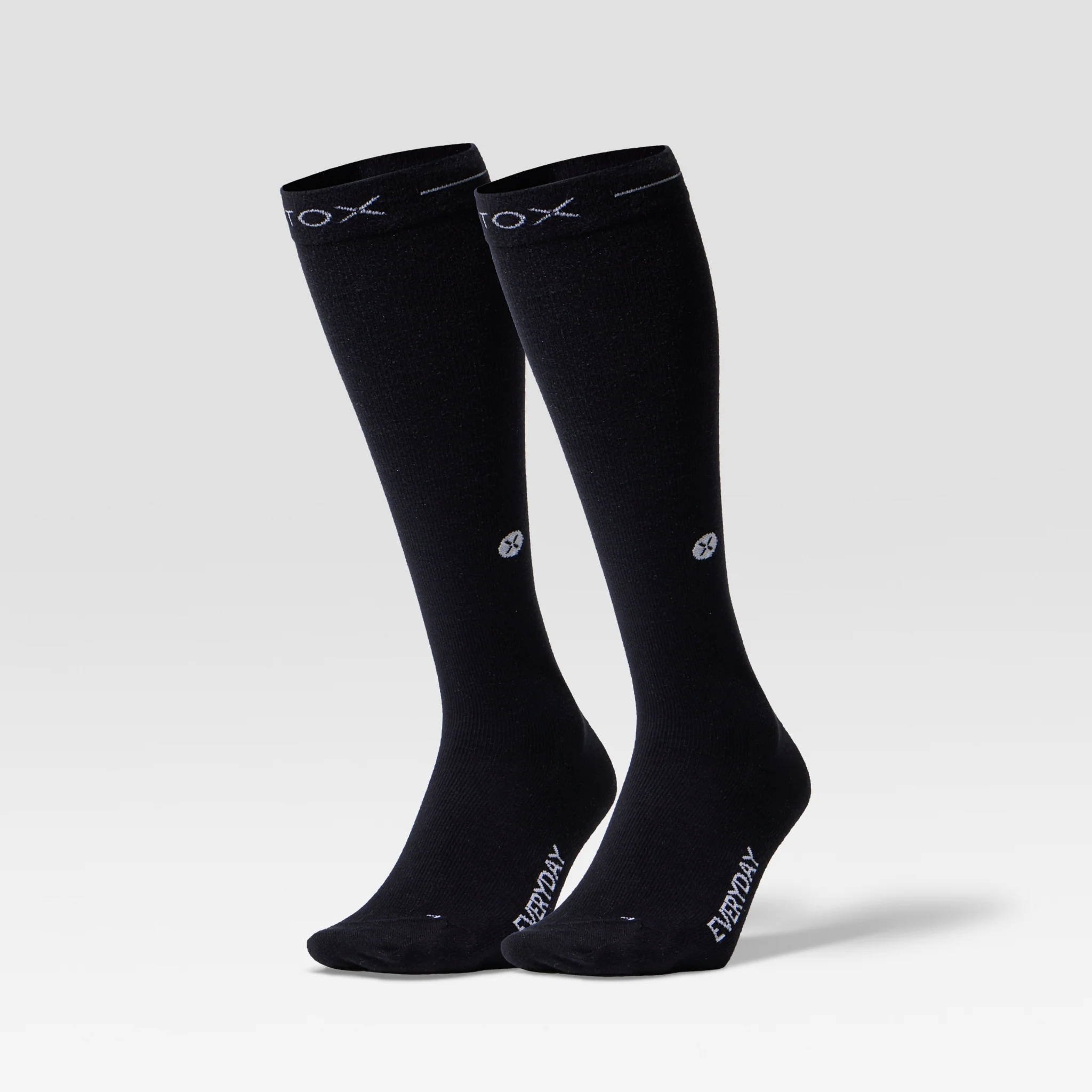 Cotton Everyday Socks Men 2-Pack | Black / White