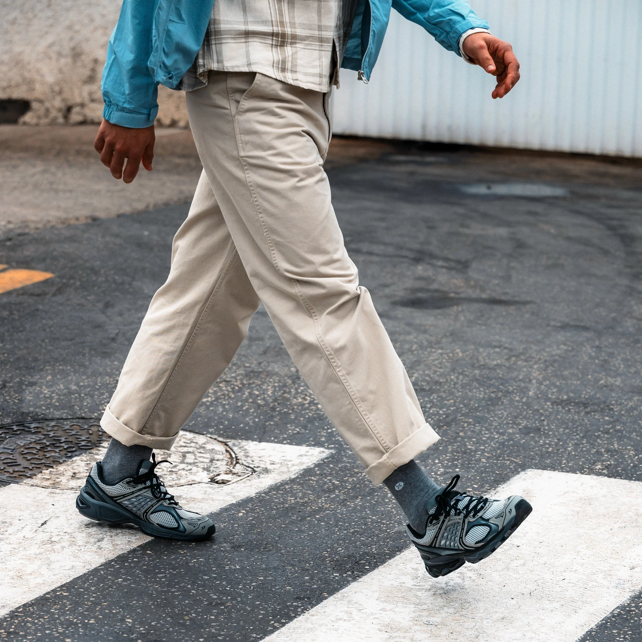 Cotton Everyday Socks Men | Navy / White - Image 6