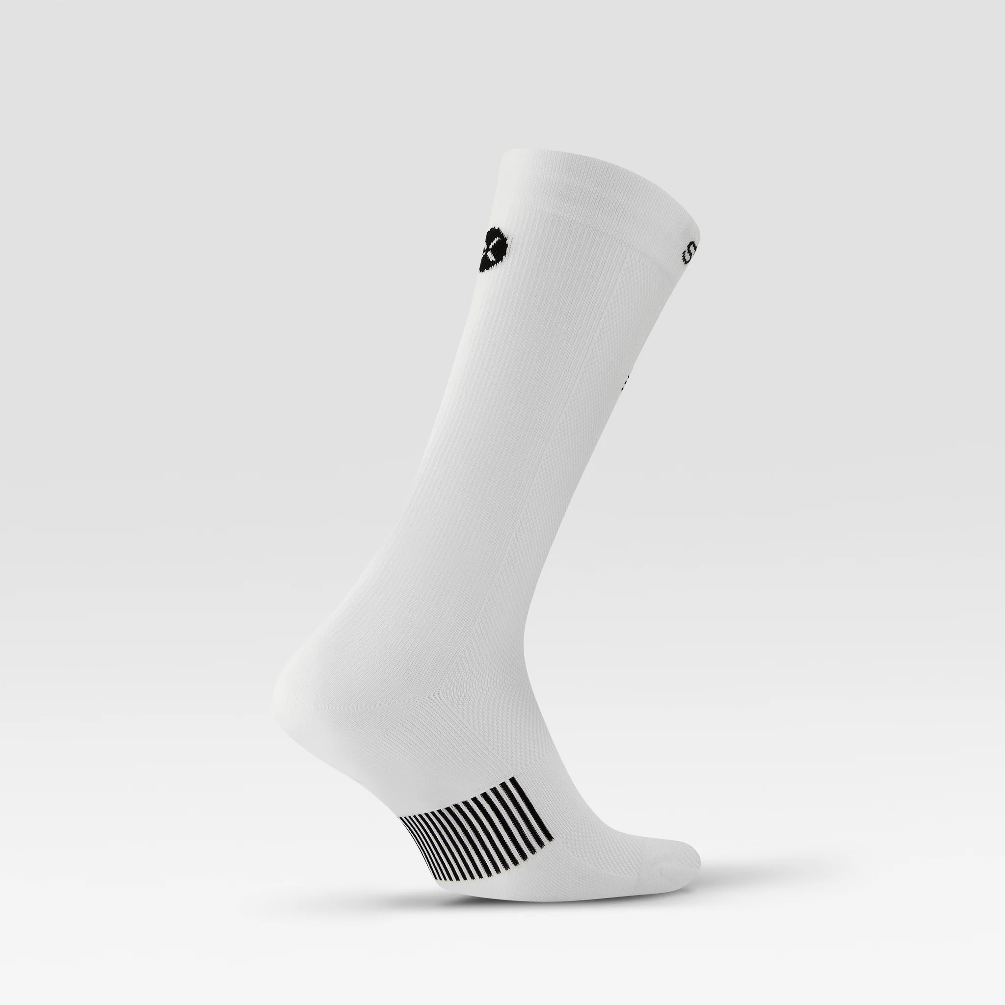 Cycling Mid-Calf Socks Women | White / Black - Image 3