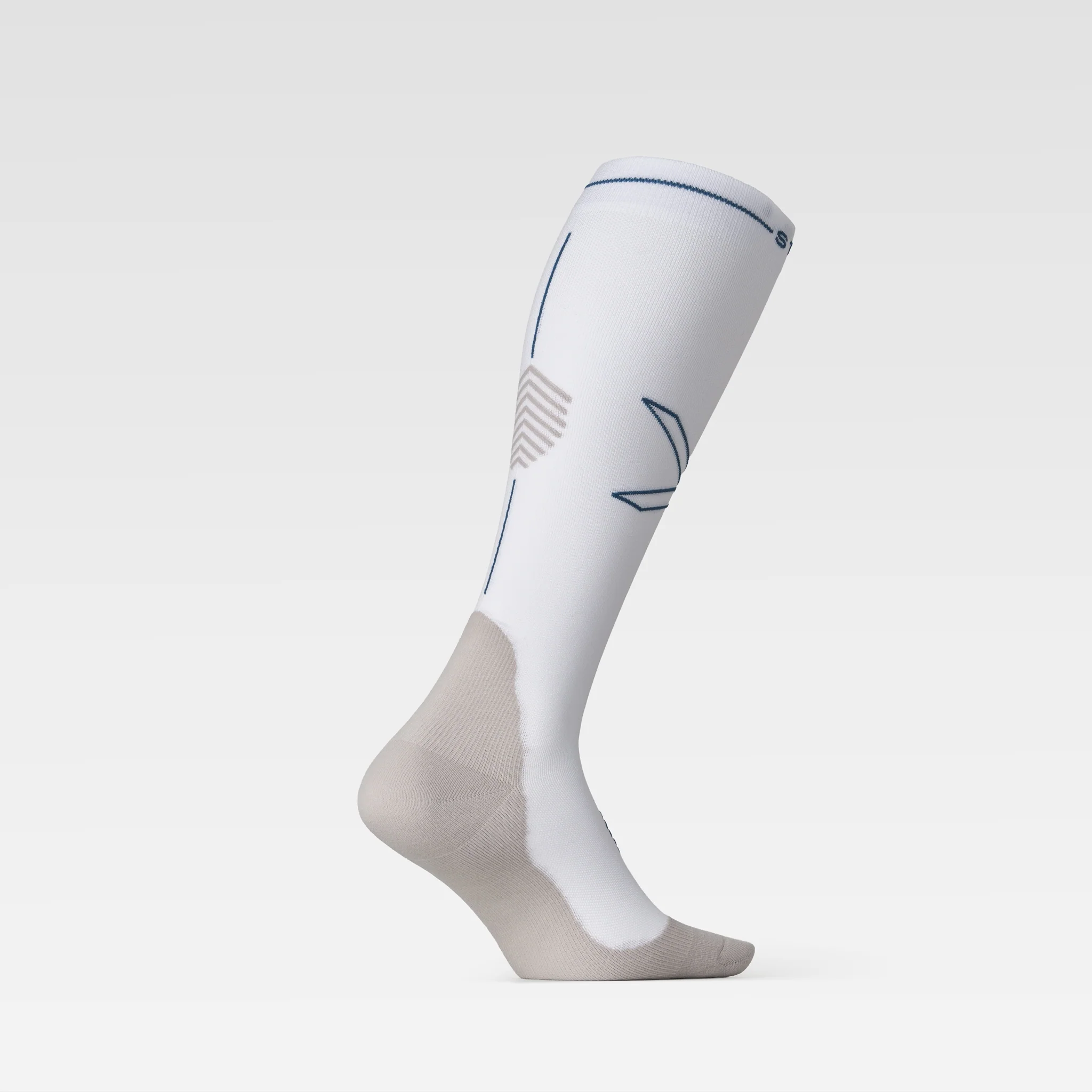 Dryarn® Hiking Socks Men | White / Petrol - Image 3