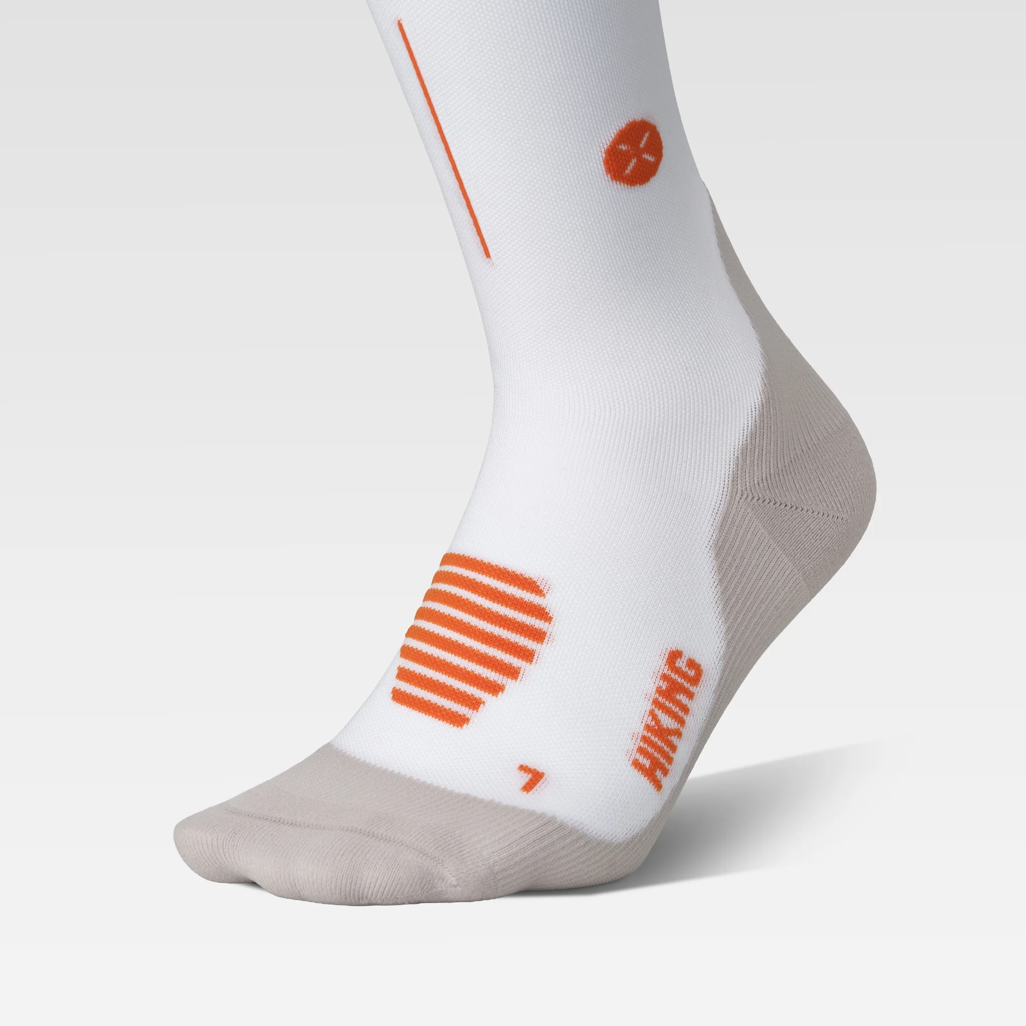 Dryarn® Hiking Socks Women | White / Orange - Image 5