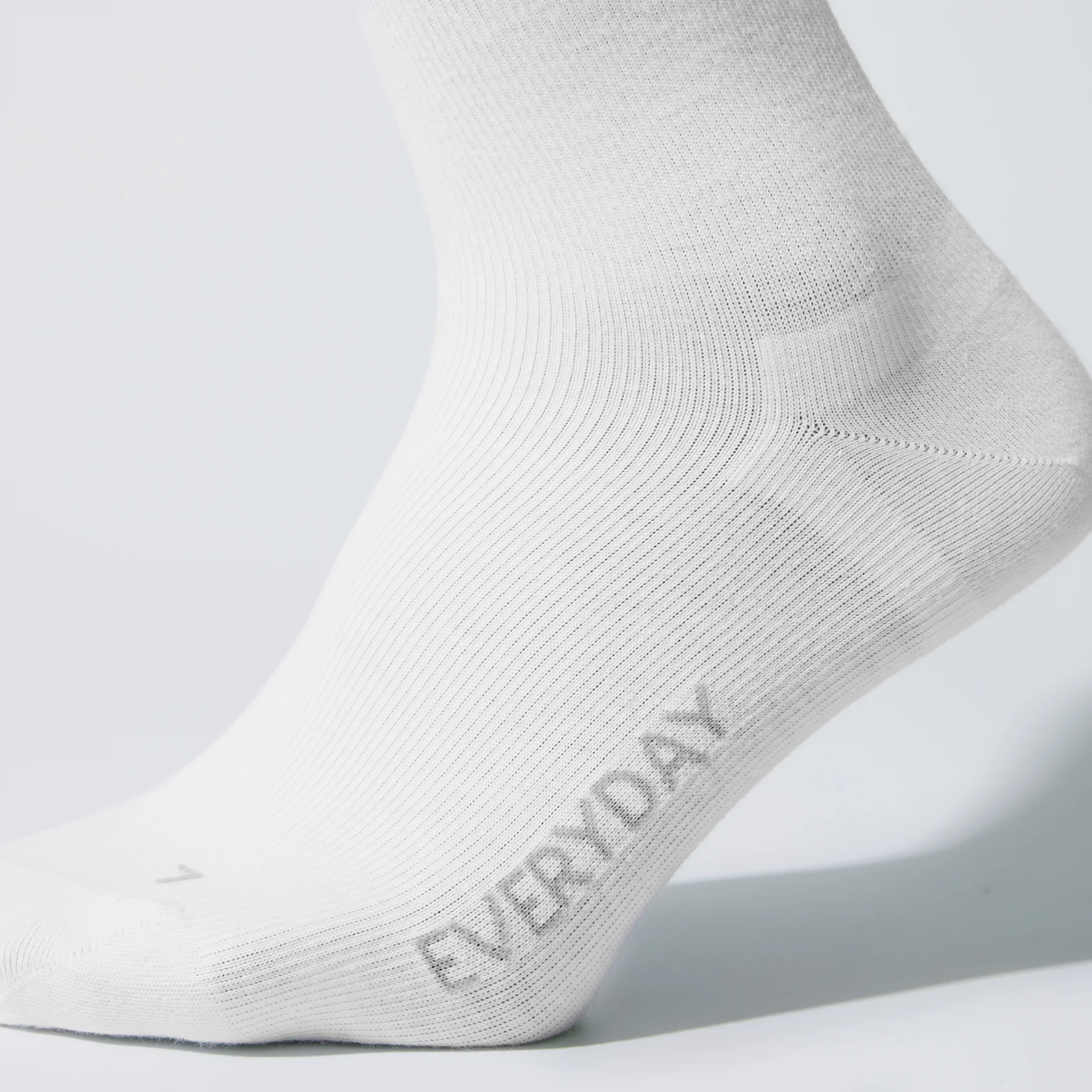 Cotton Everyday Socks Men | White / Grey - Image 4