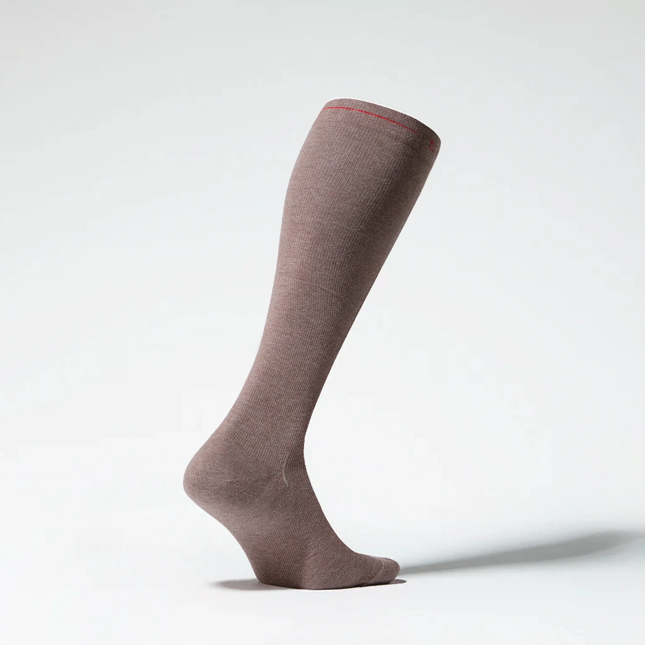 Cotton Everyday Socks Women | Light Brown / Red - Image 3