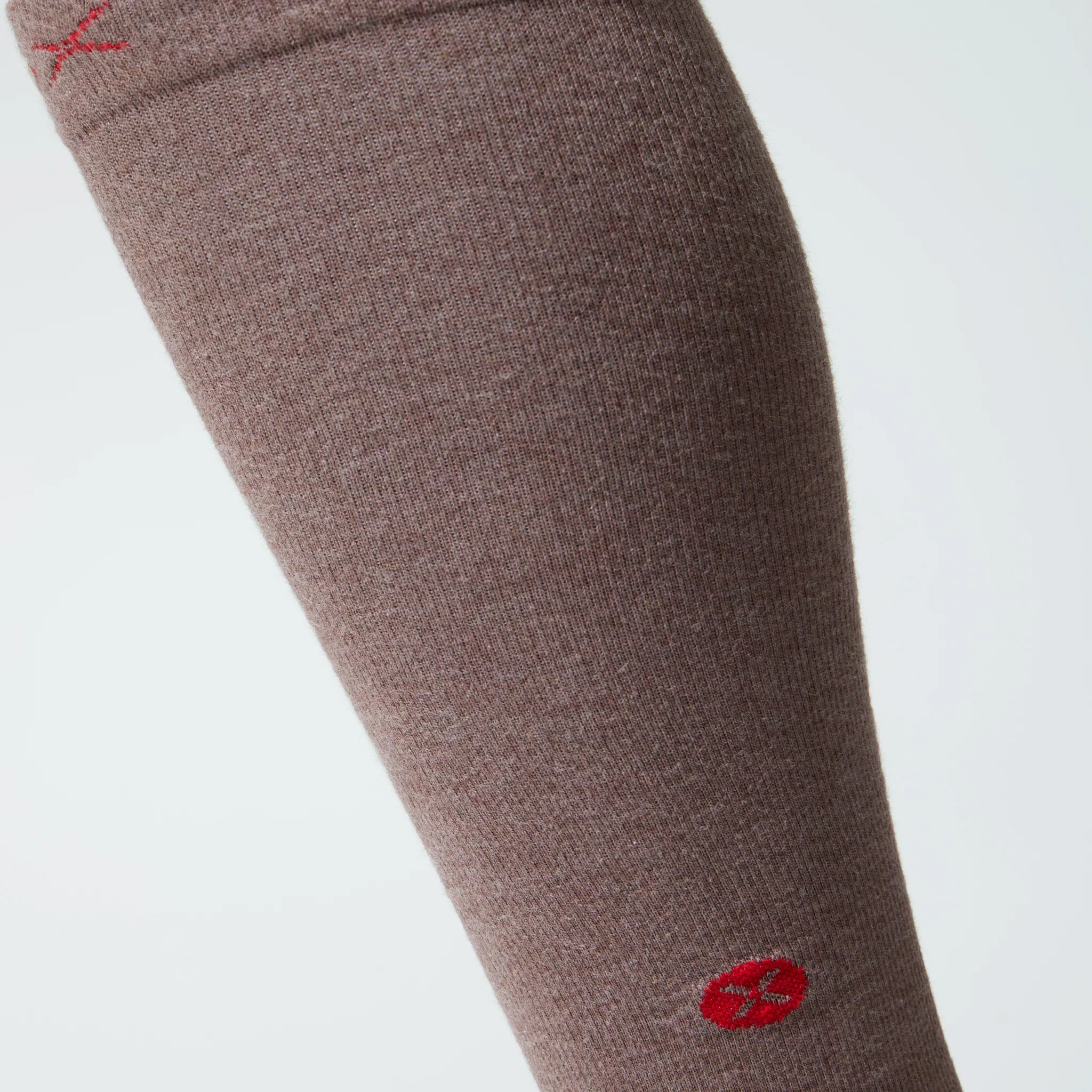 Cotton Everyday Socks Women | Light Brown / Red - Image 4