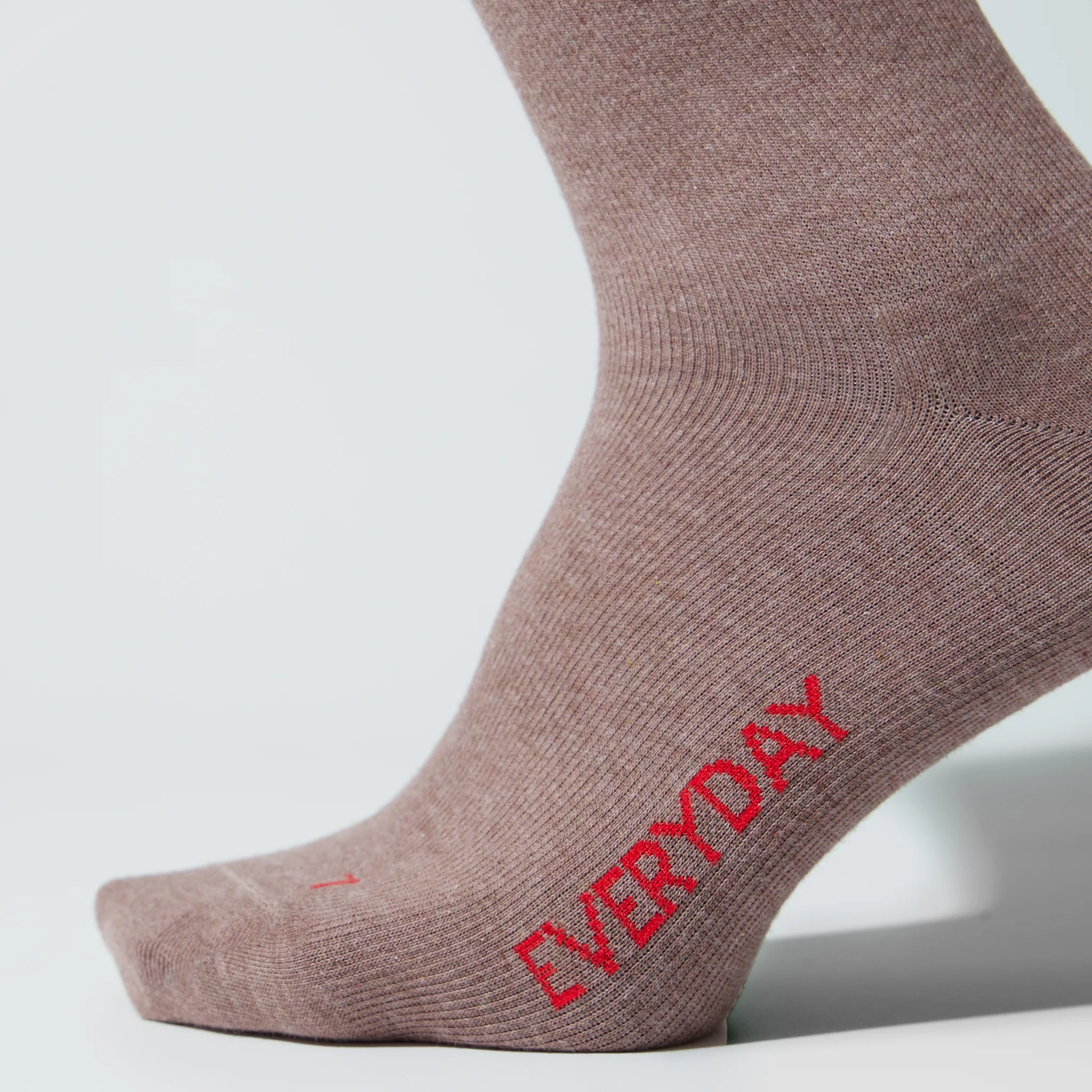 Cotton Everyday Socks Women | Light Brown / Red - Image 5