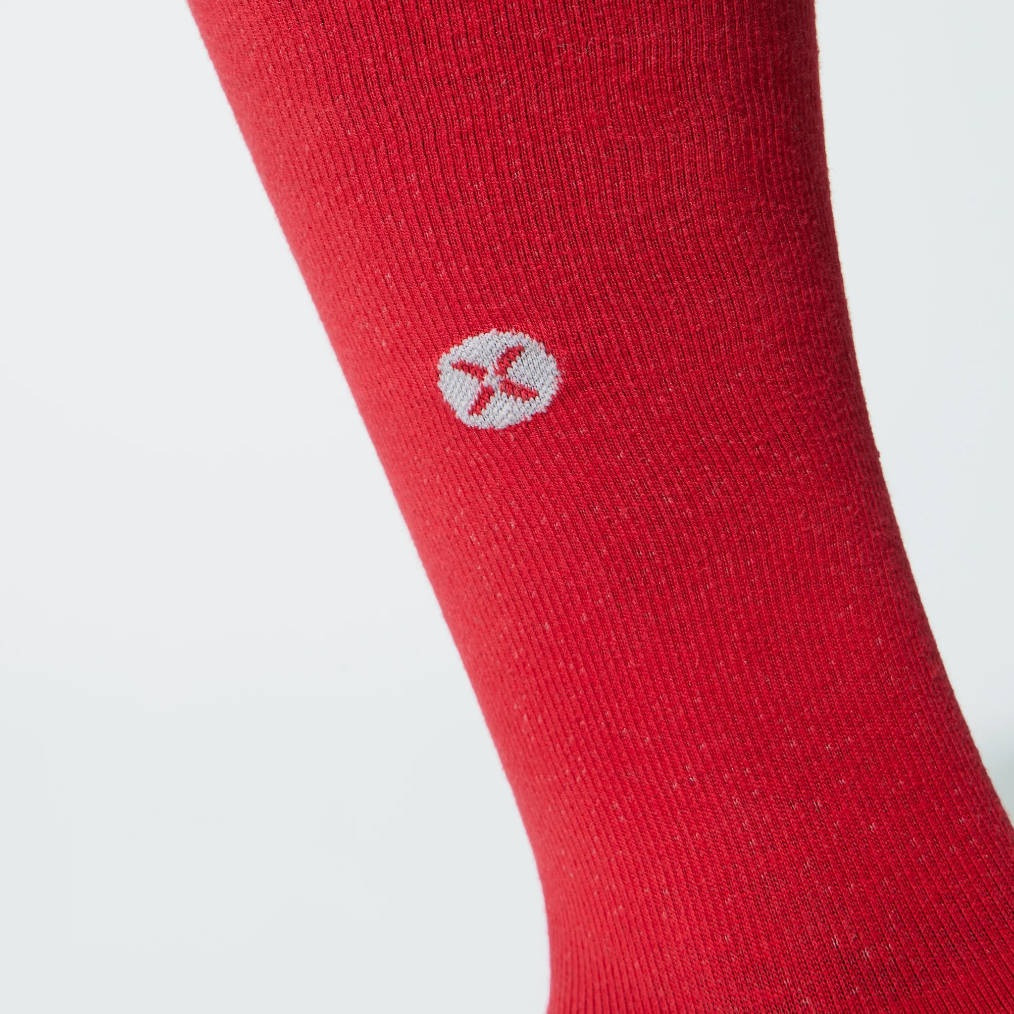 Cotton Everyday Socks Women | Red / Light Grey - Image 4