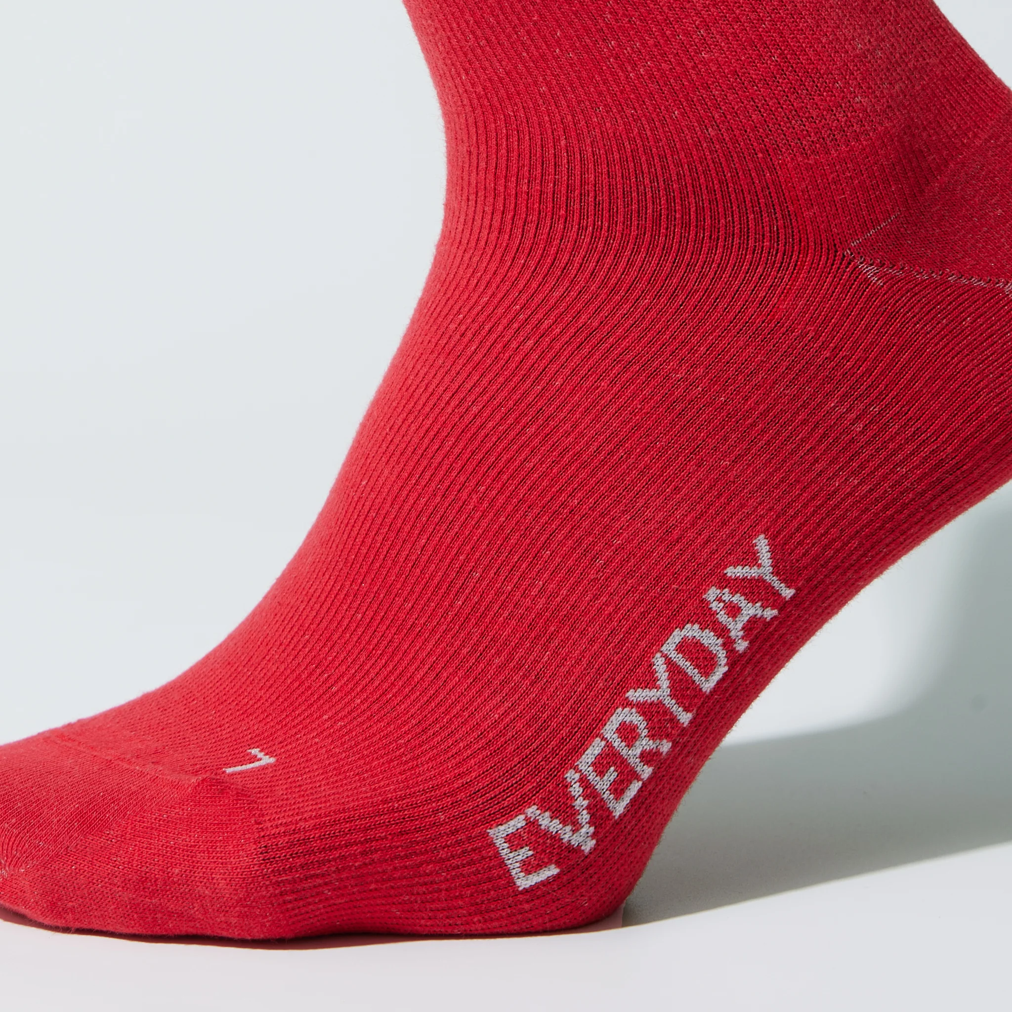 Cotton Everyday Socks Women | Red / Light Grey - Image 5
