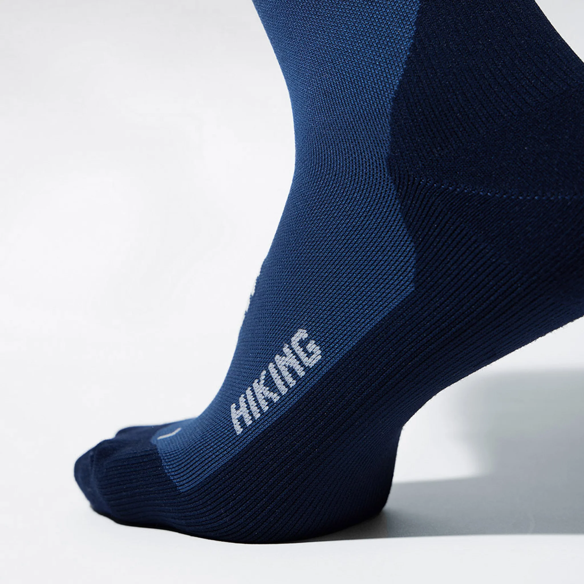 Dryarn® Hiking Ankle Socks Men | Blue / Light Grey - Image 4