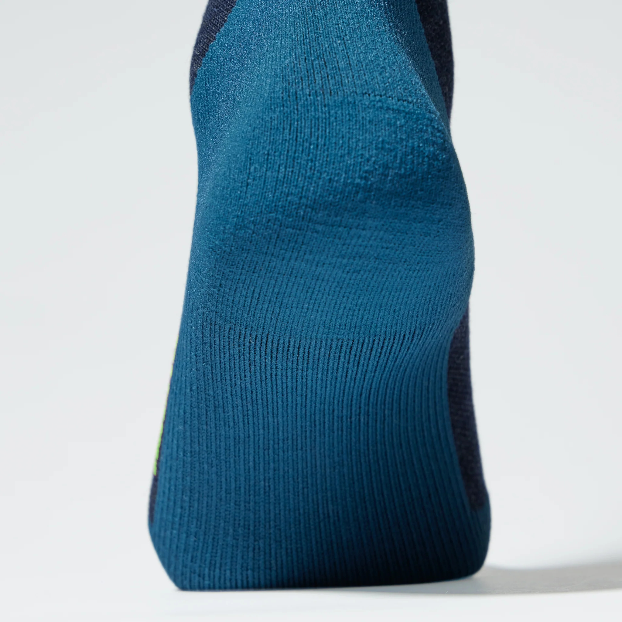 Merino Hiking Ankle Socks Men | Dark Blue / Green - Image 4
