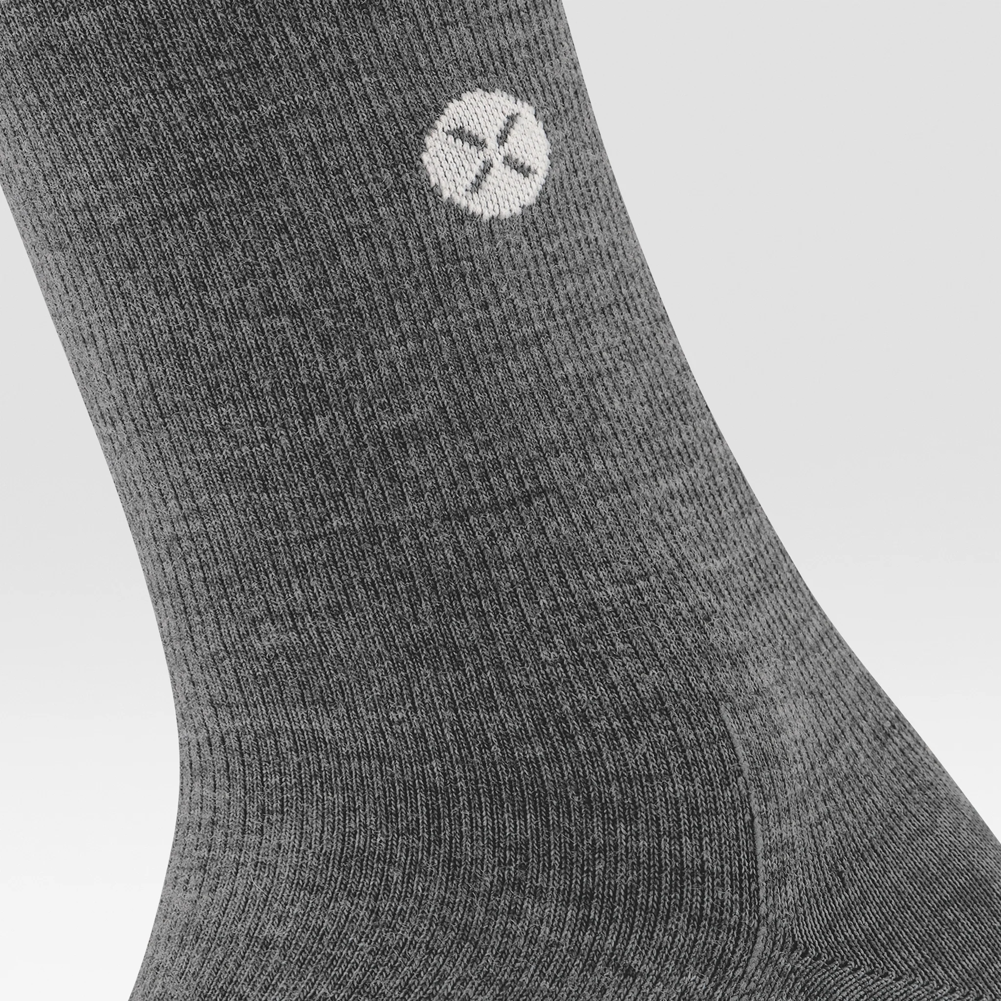 Merino Everyday Socks Men | Dark Grey / White - Image 5