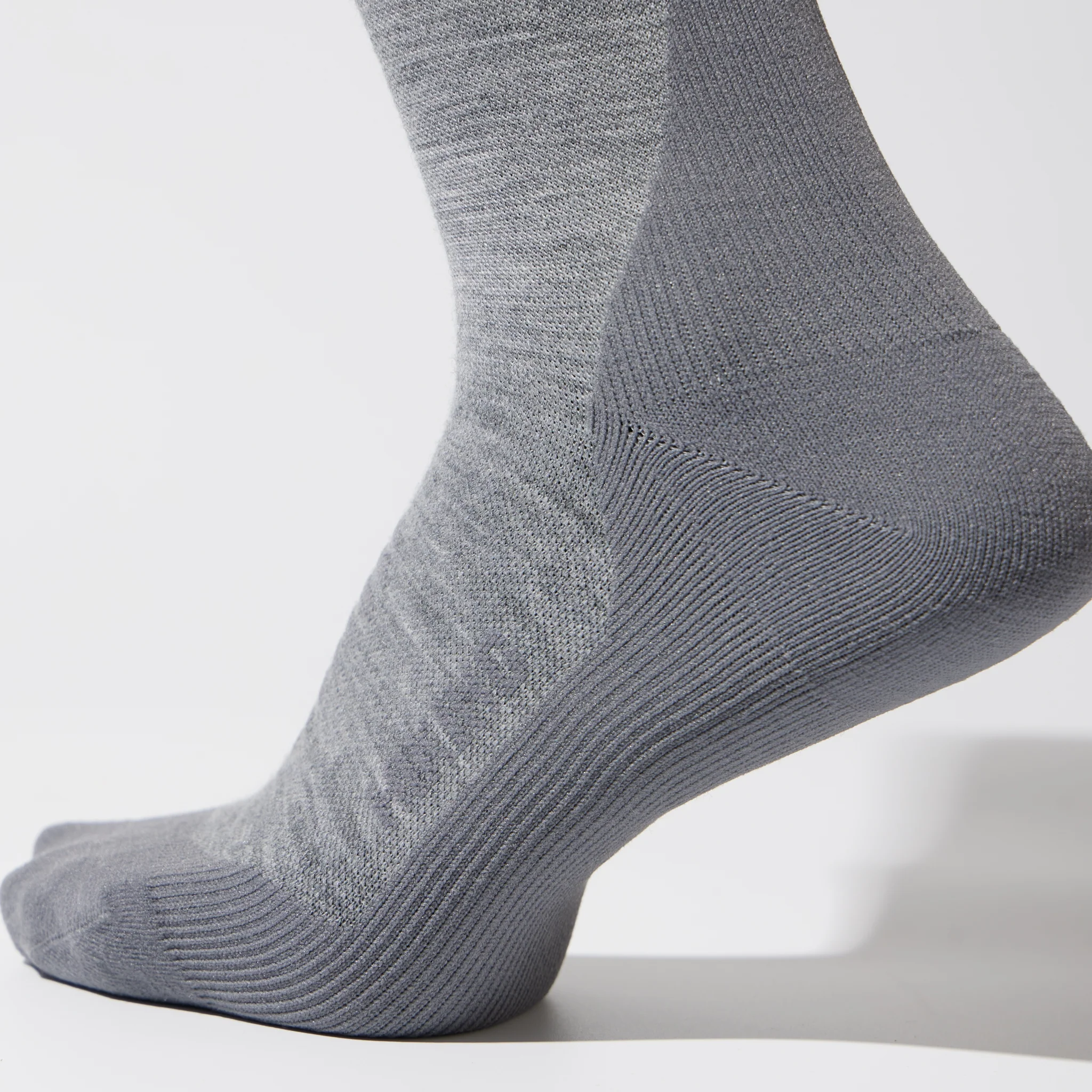 Merino Hiking Ankle Socks Women | MidGrey / Grey - Image 5