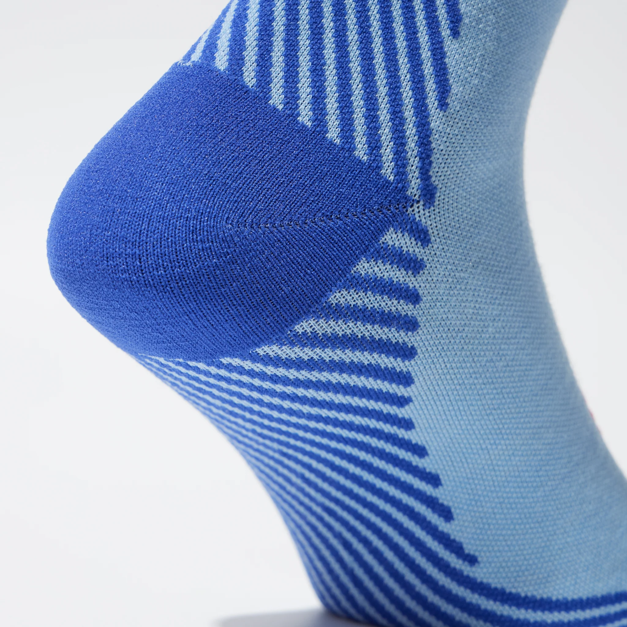 Merino Skiing Socks Men | SkyBlue / OrangeFluo - Image 7