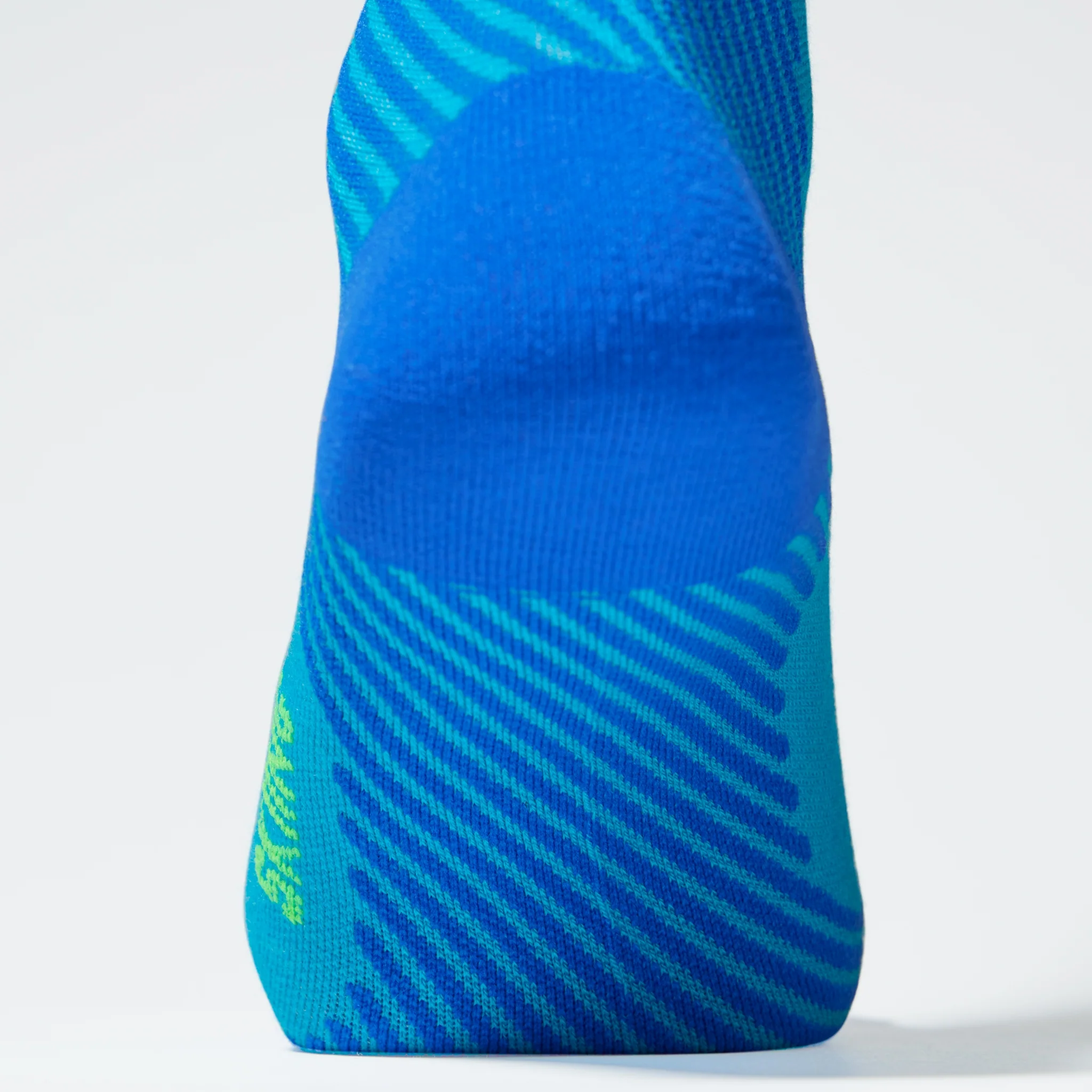 Merino Skiing Socks Men | Turquoise / Cobalt - Image 4