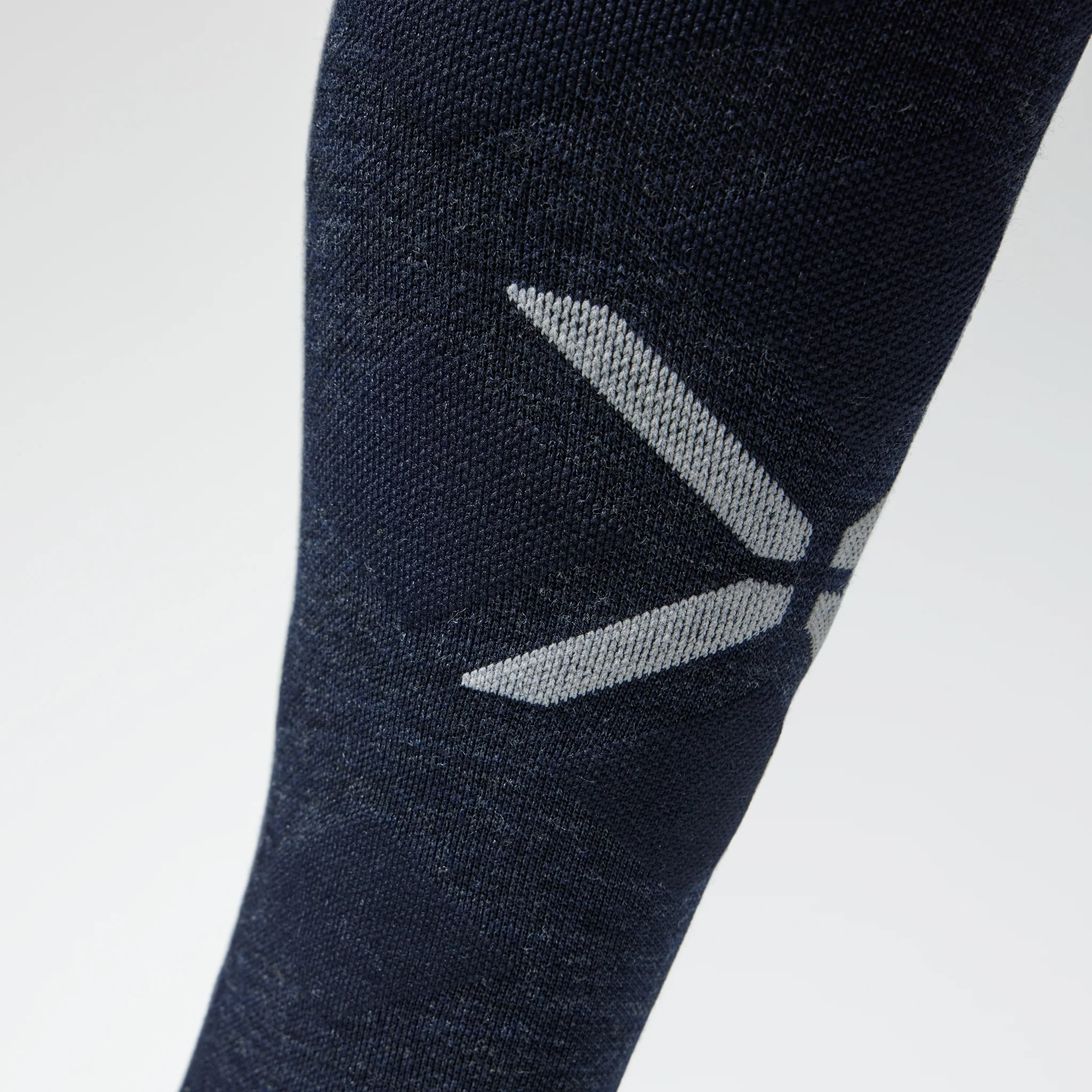 Merino Skiing Socks Women | Navy / Pink - Image 4