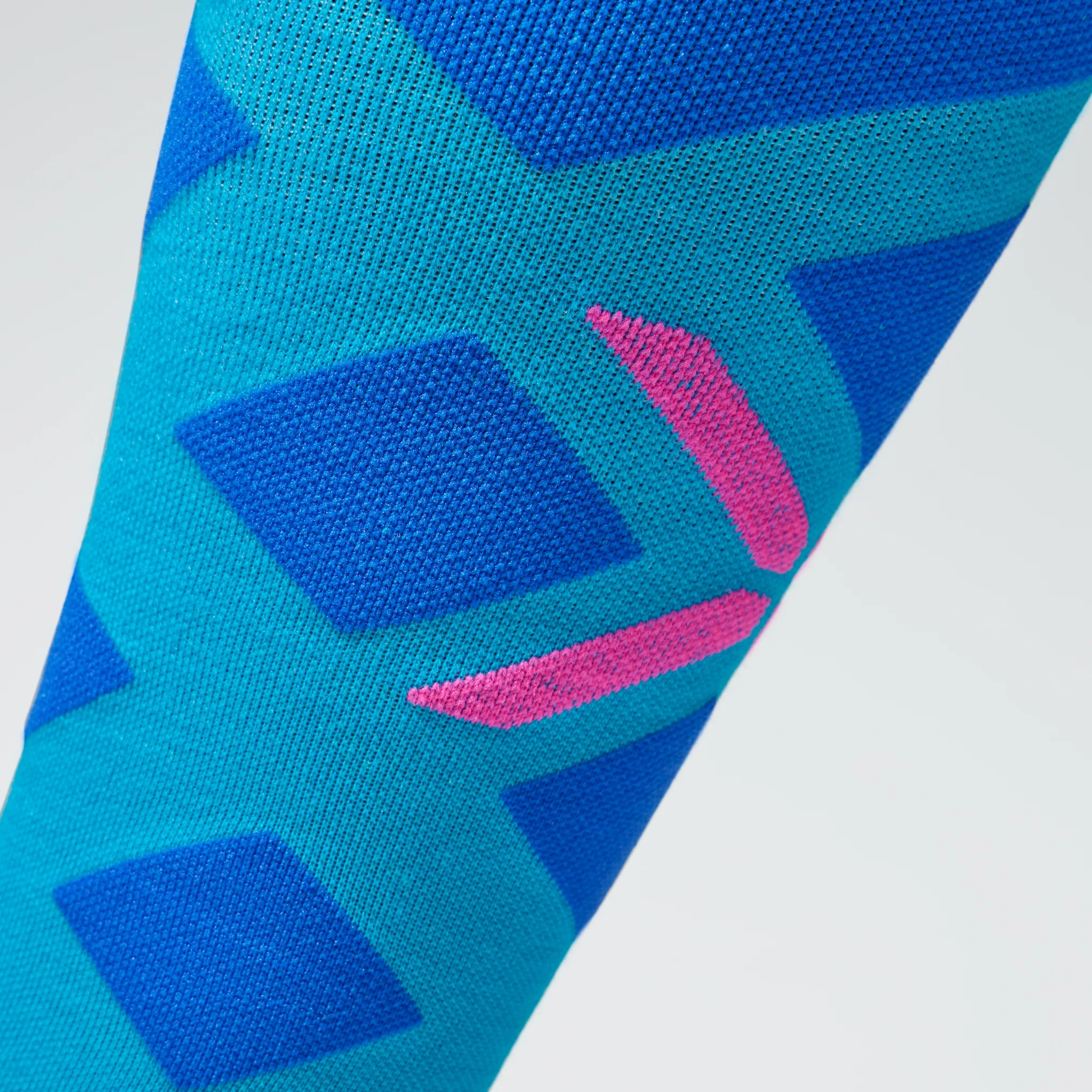 Merino Skiing Socks Women | Turquoise / Cobalt - Image 5