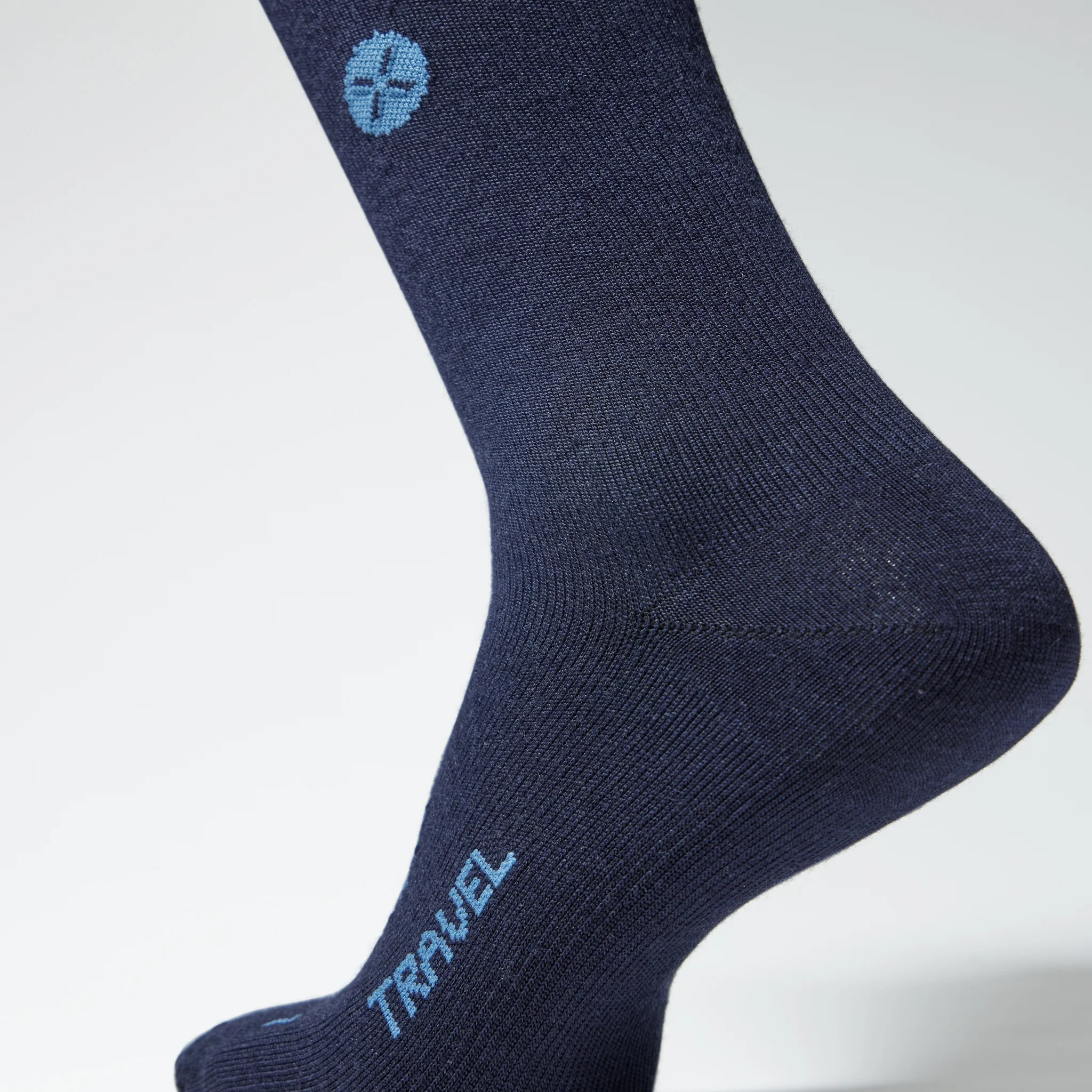 Merino Travel Socks Men | Blue / Blue - Image 4