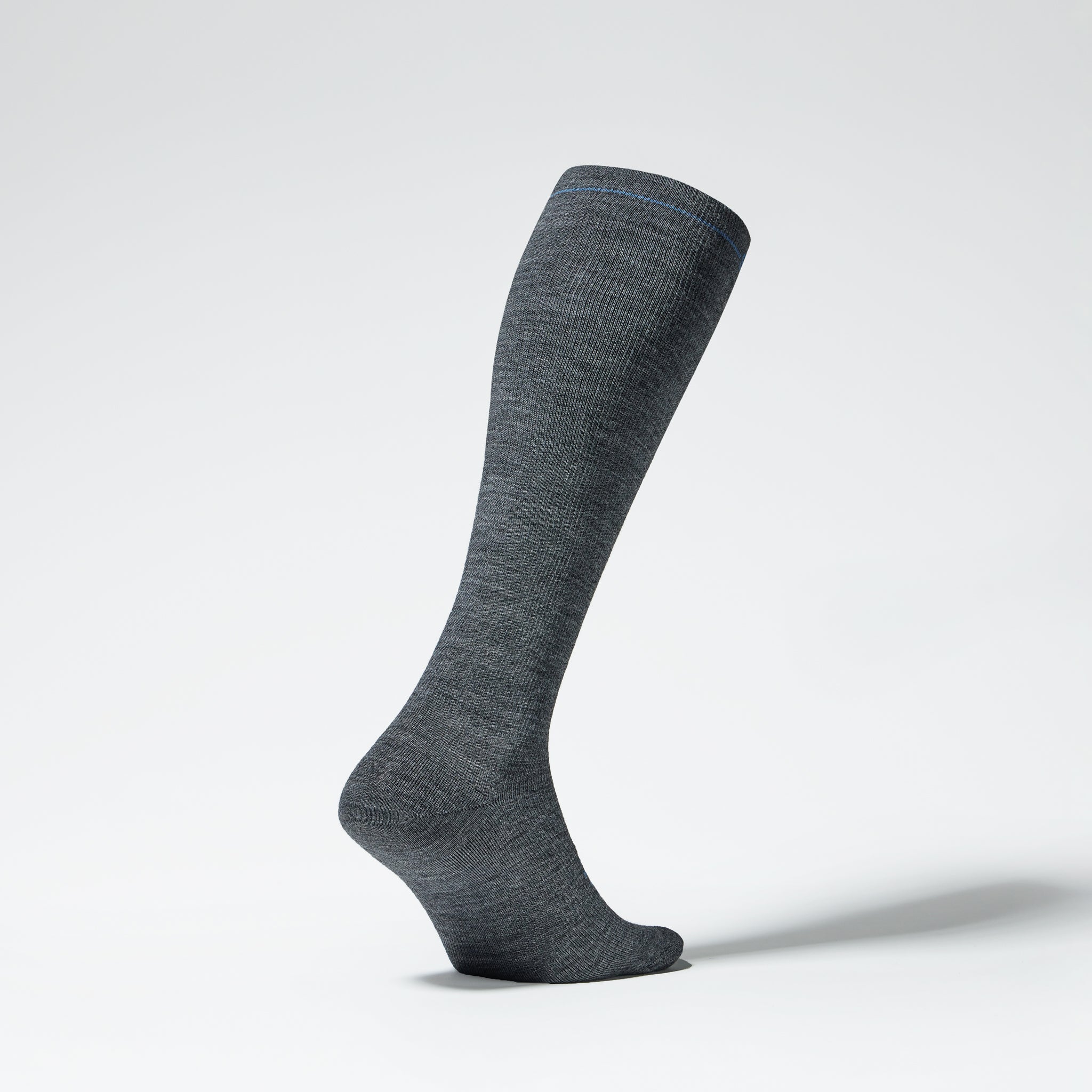 Merino Travel Socks Women | Grey / Blue - Image 3