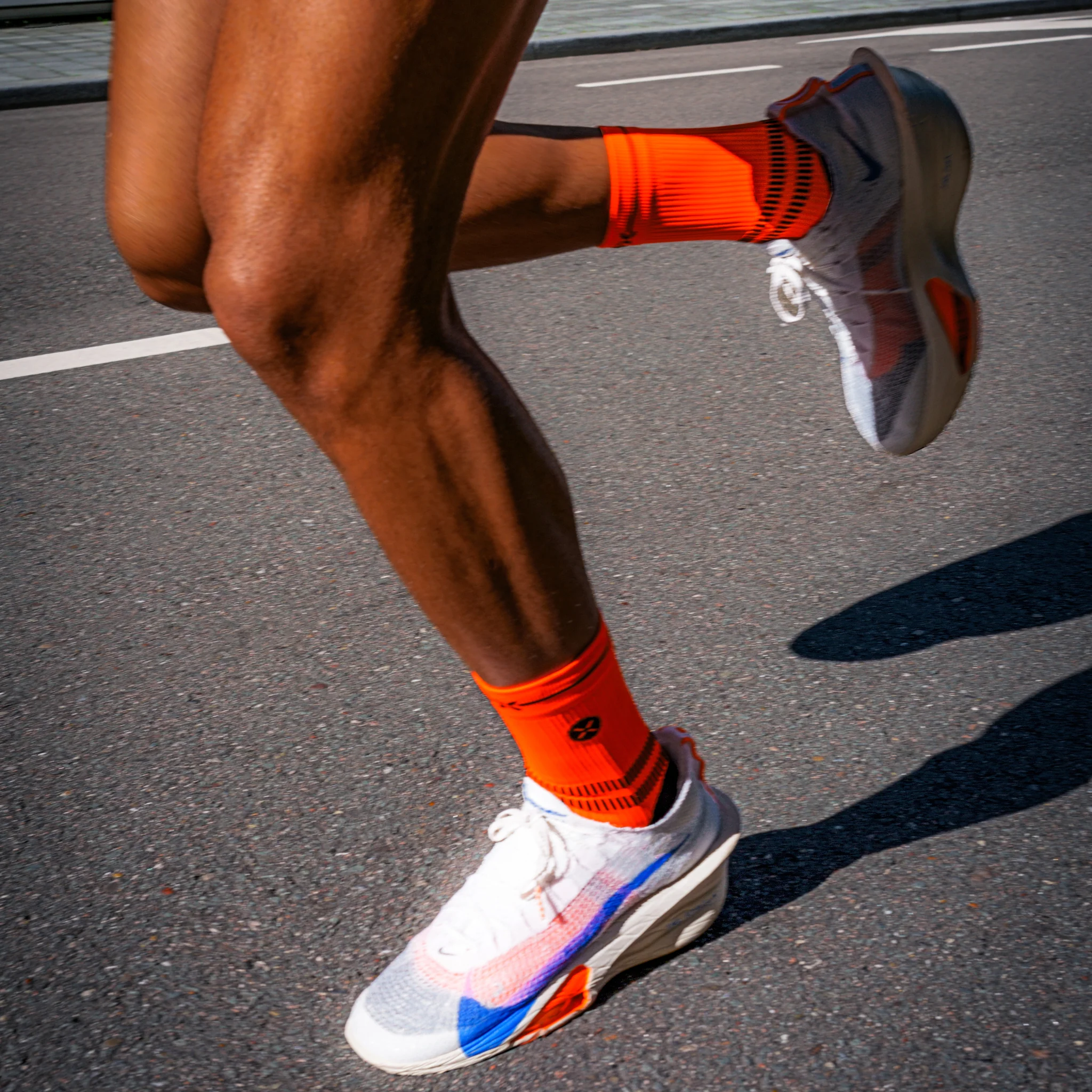 Running Ankle Socks Men 2-Pack | White / Black - Image 7