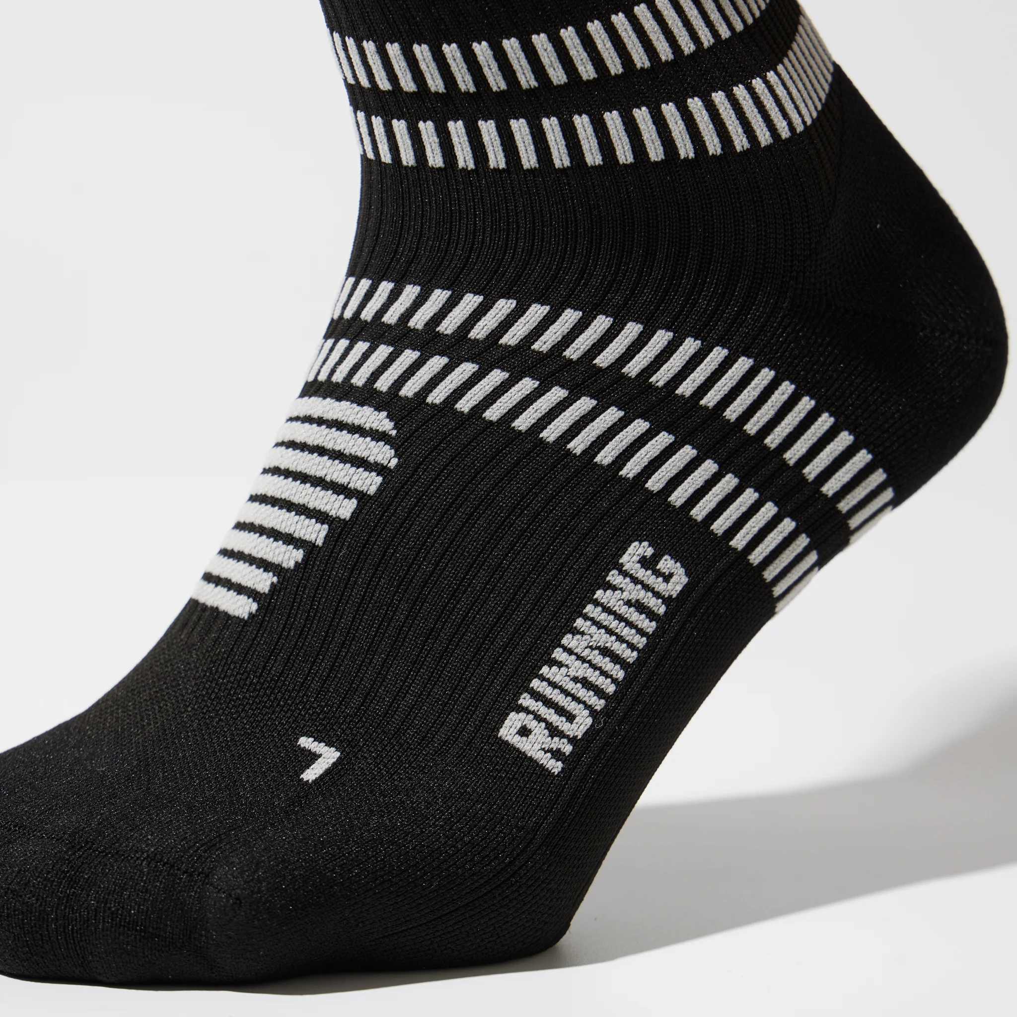 Running Ankle Socks Men | Black / Light Grey - Image 4