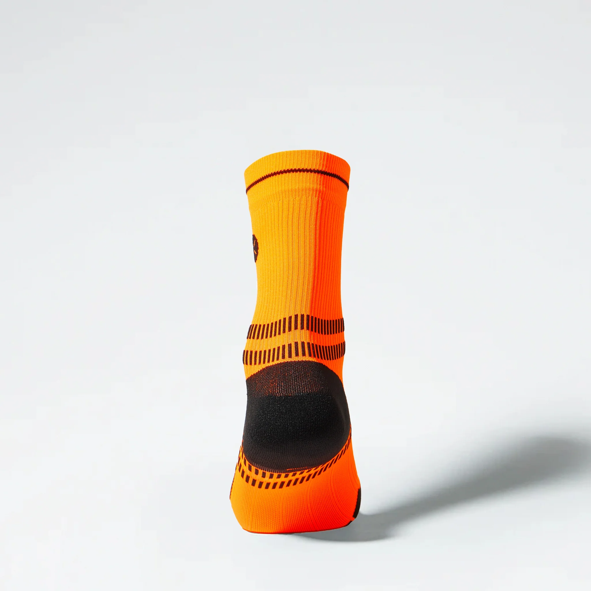 Running Ankle Socks Men | Orange Fluo / Black - Image 2