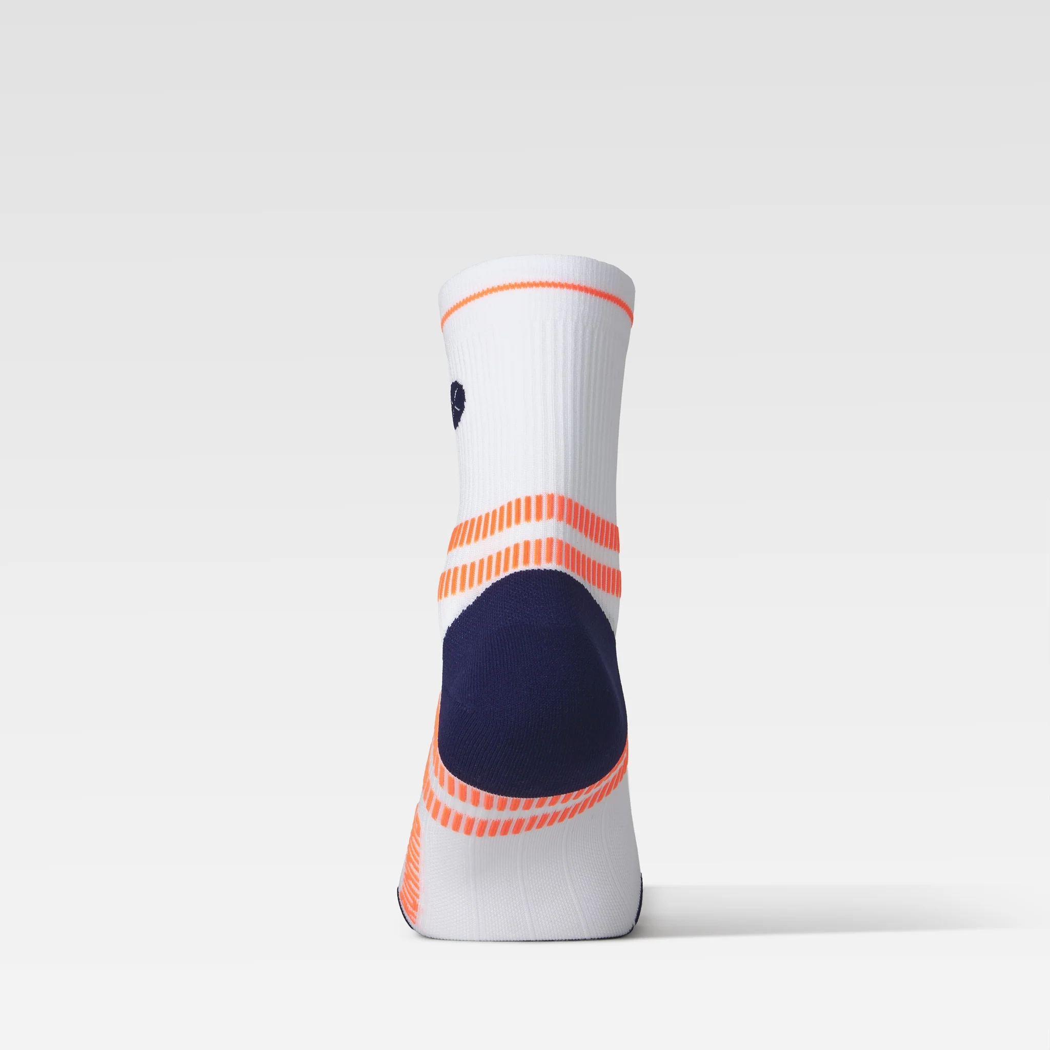 Running Ankle Socks Men | White / Orange Fluo - Image 3