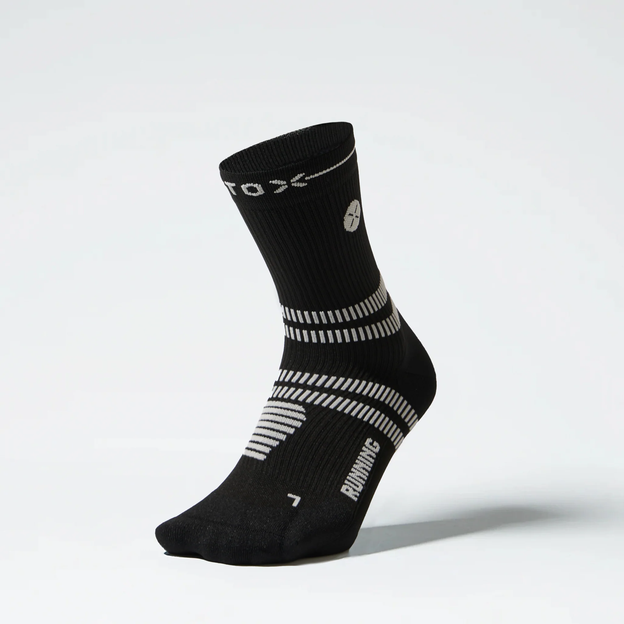 Running Ankle Socks Women 2-Pack | Black / Light Grey - Image 6