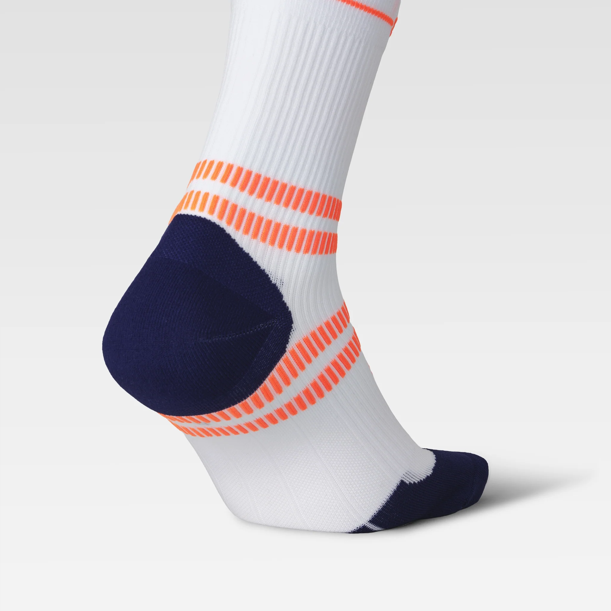 Running Ankle Socks Women | White / Orange Fluo - Image 5