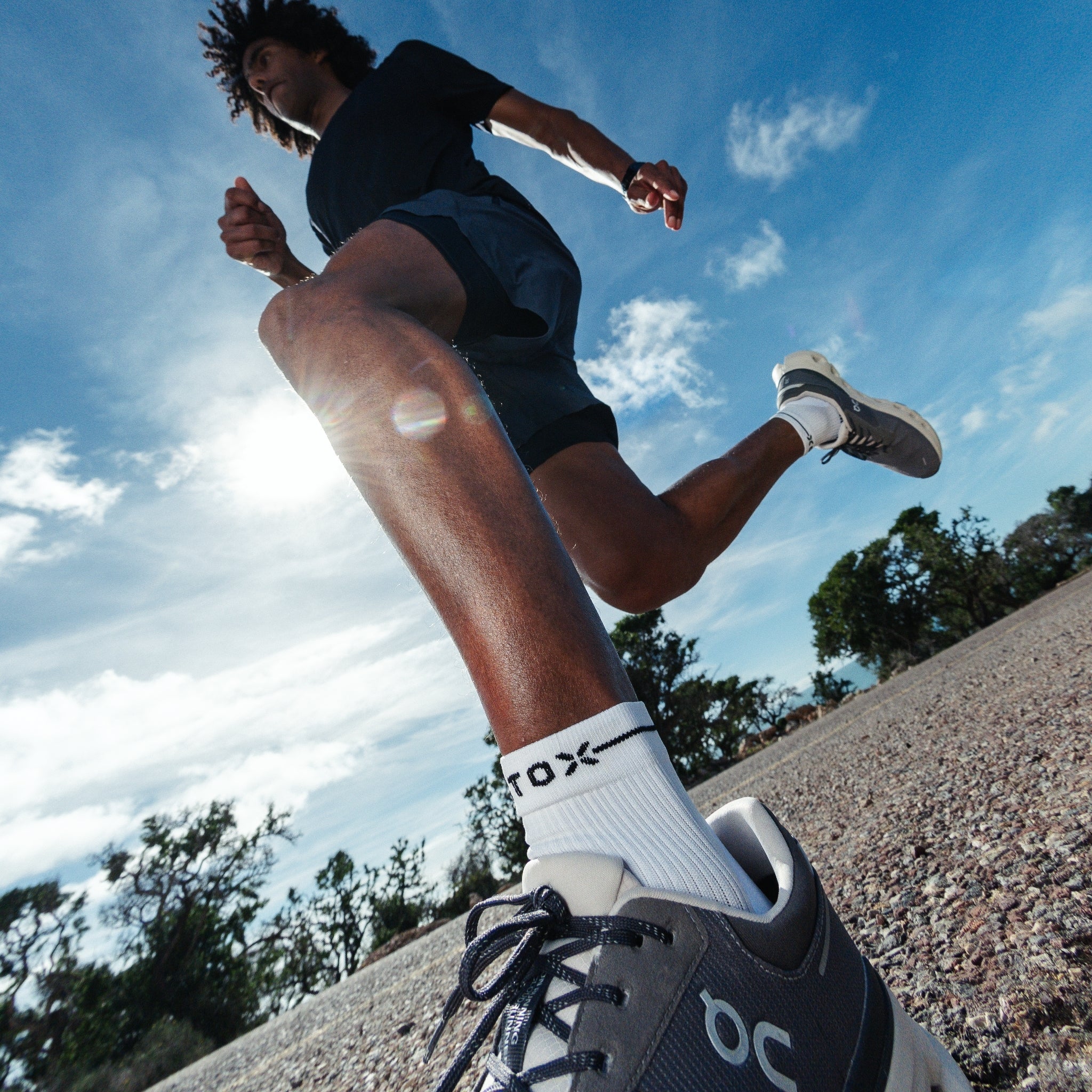 Running Low-Cut Socks Men | Black / Light Grey - Image 6