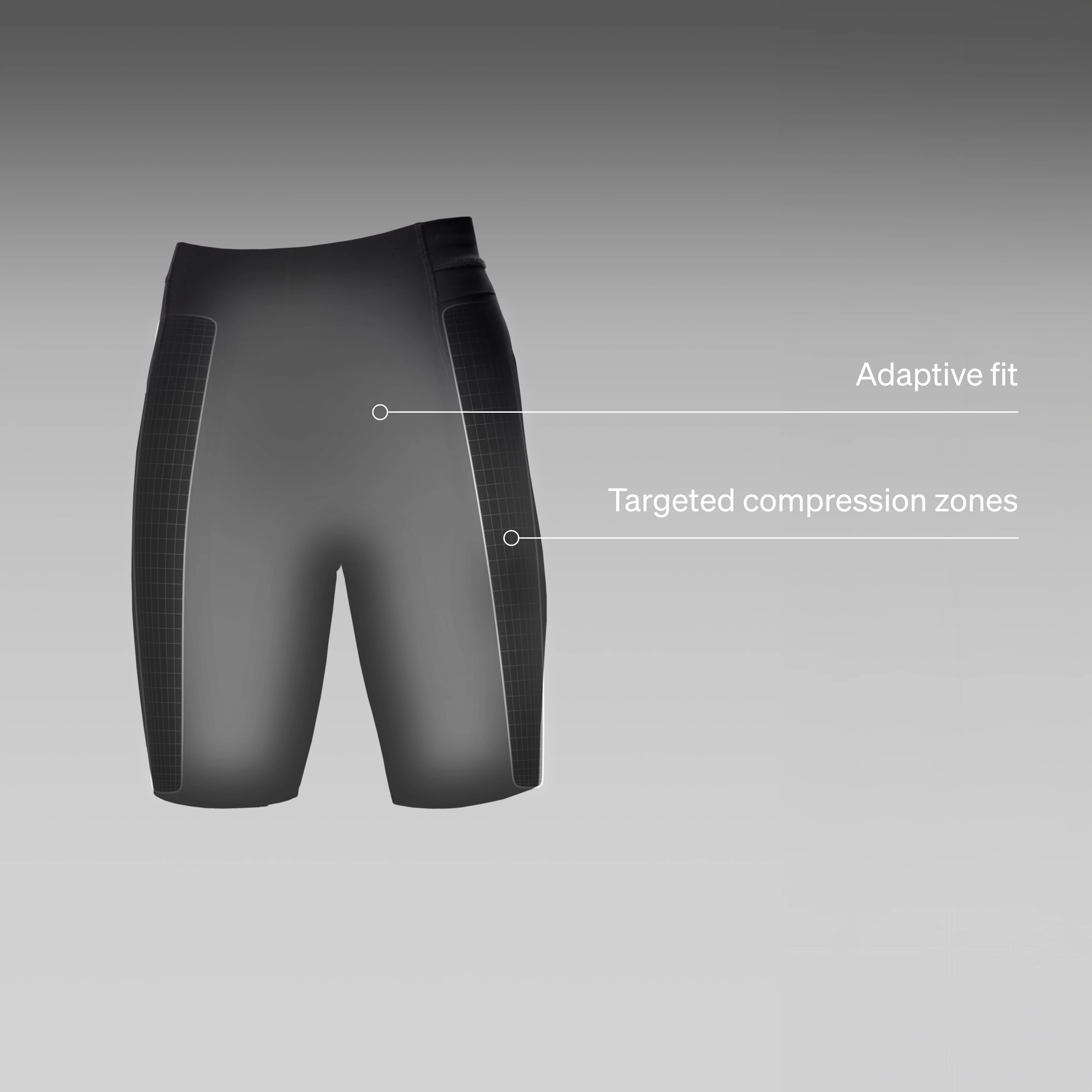 Running Shorts Women | Black / Light Grey - Image 5