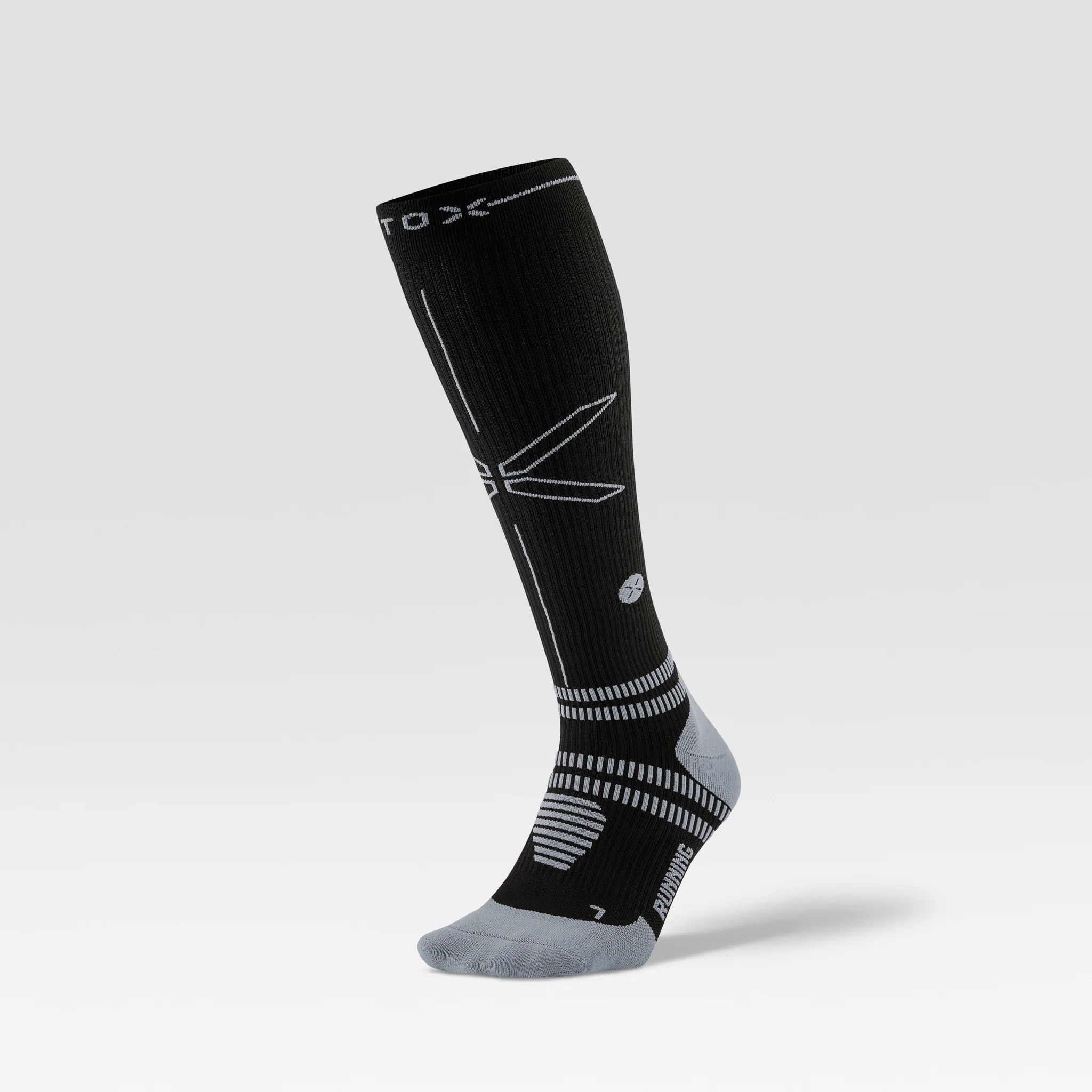 Running Socks Men 2-Pack | Black / Grey - Image 6