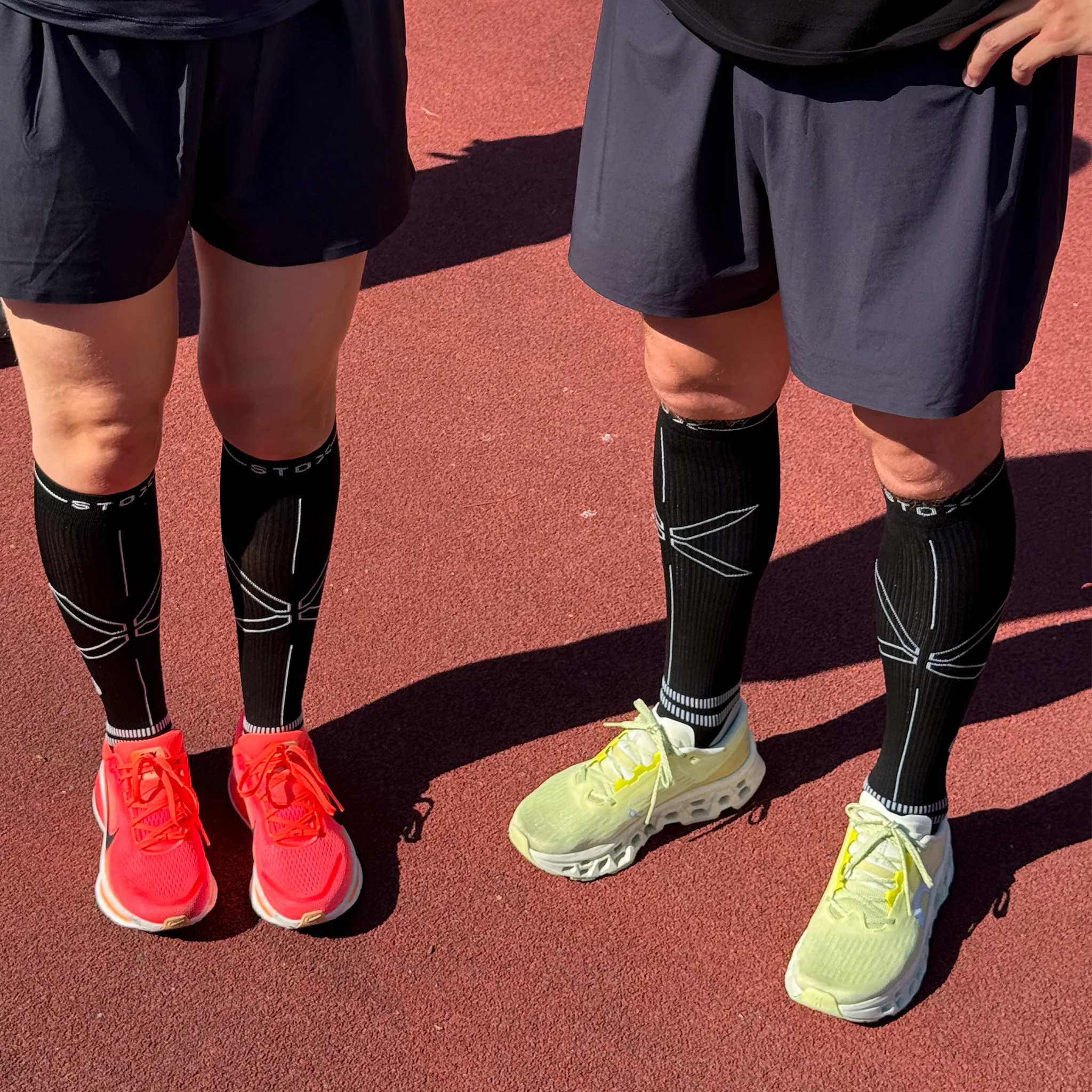 Running Socks Men | Black / Grey - Image 4