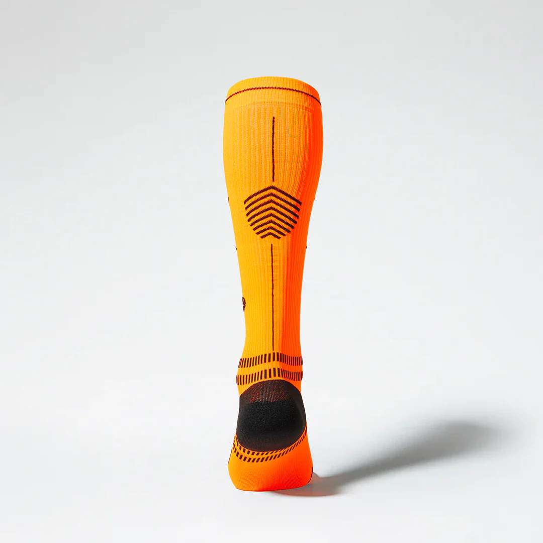 Running Socks Men | Orange Fluo / Black - Image 6
