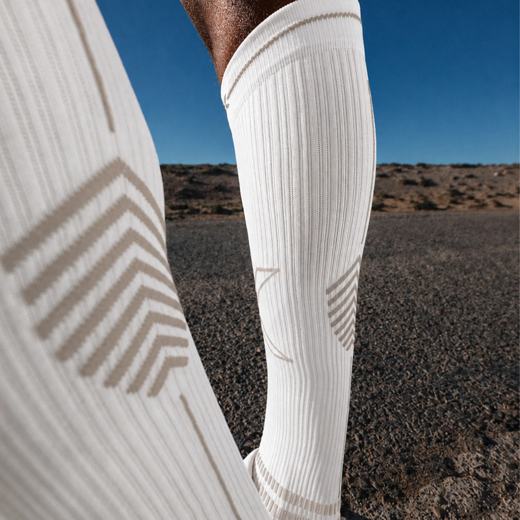 Running Socks Men | White / Grey - Image 7