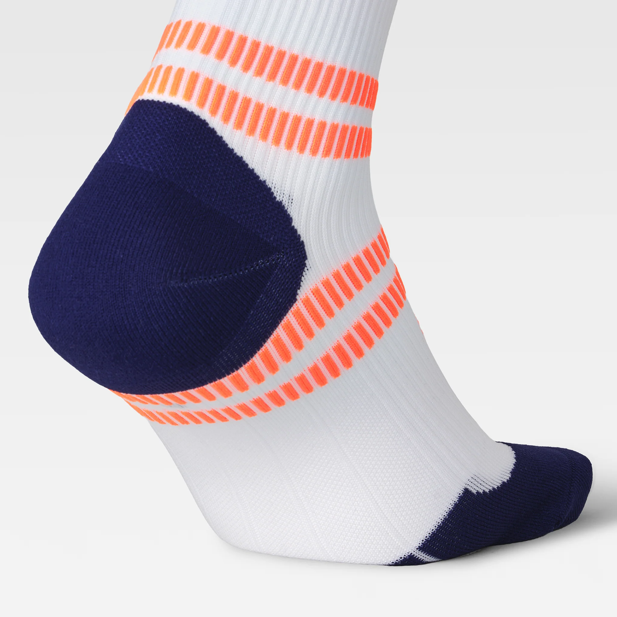 Running Socks Men | White / Orange Fluo - Image 5
