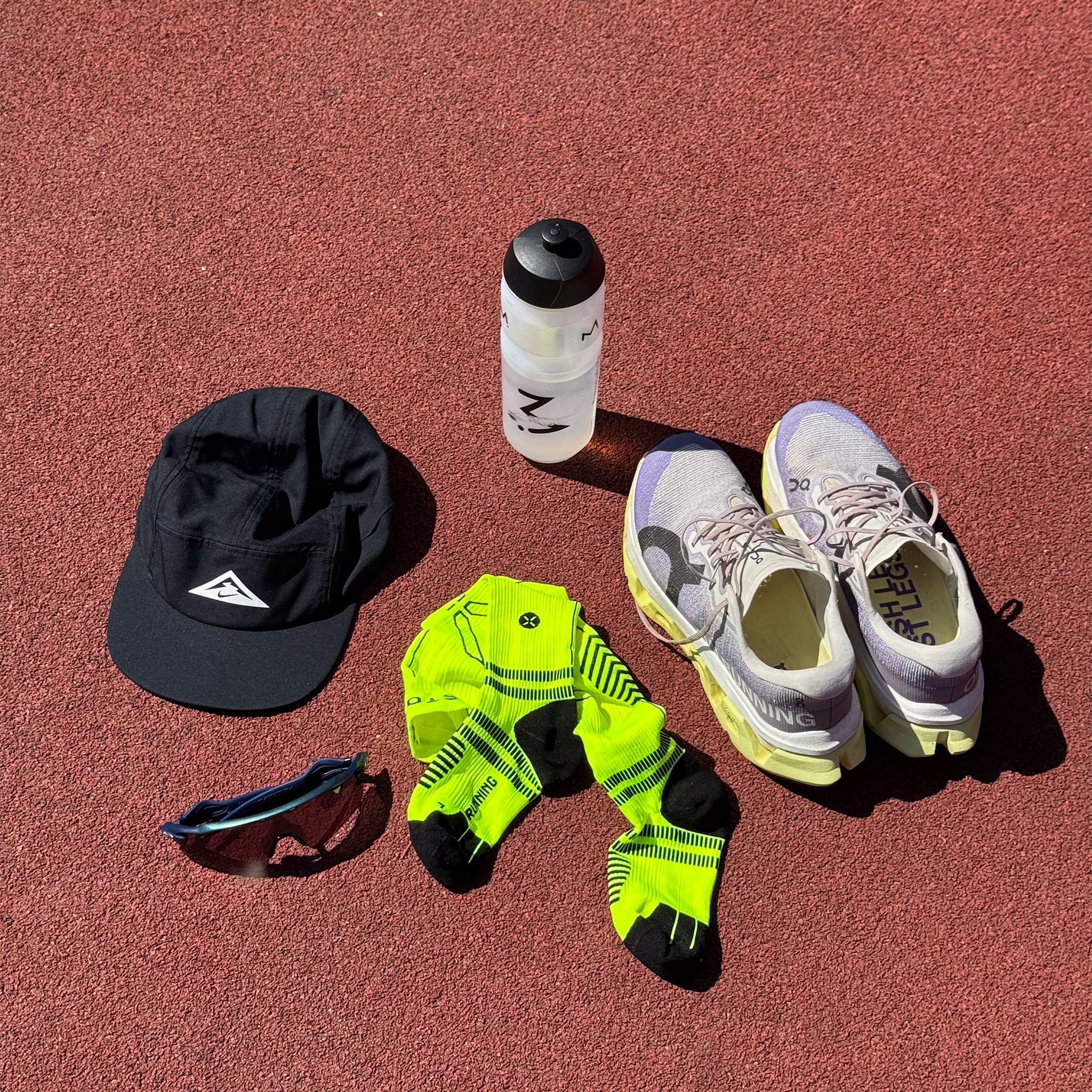 Running Socks Men | Yellow Fluo / Black - Image 4