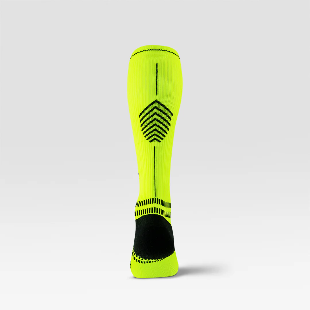 Running Socks Men | Yellow Fluo / Black - Image 6