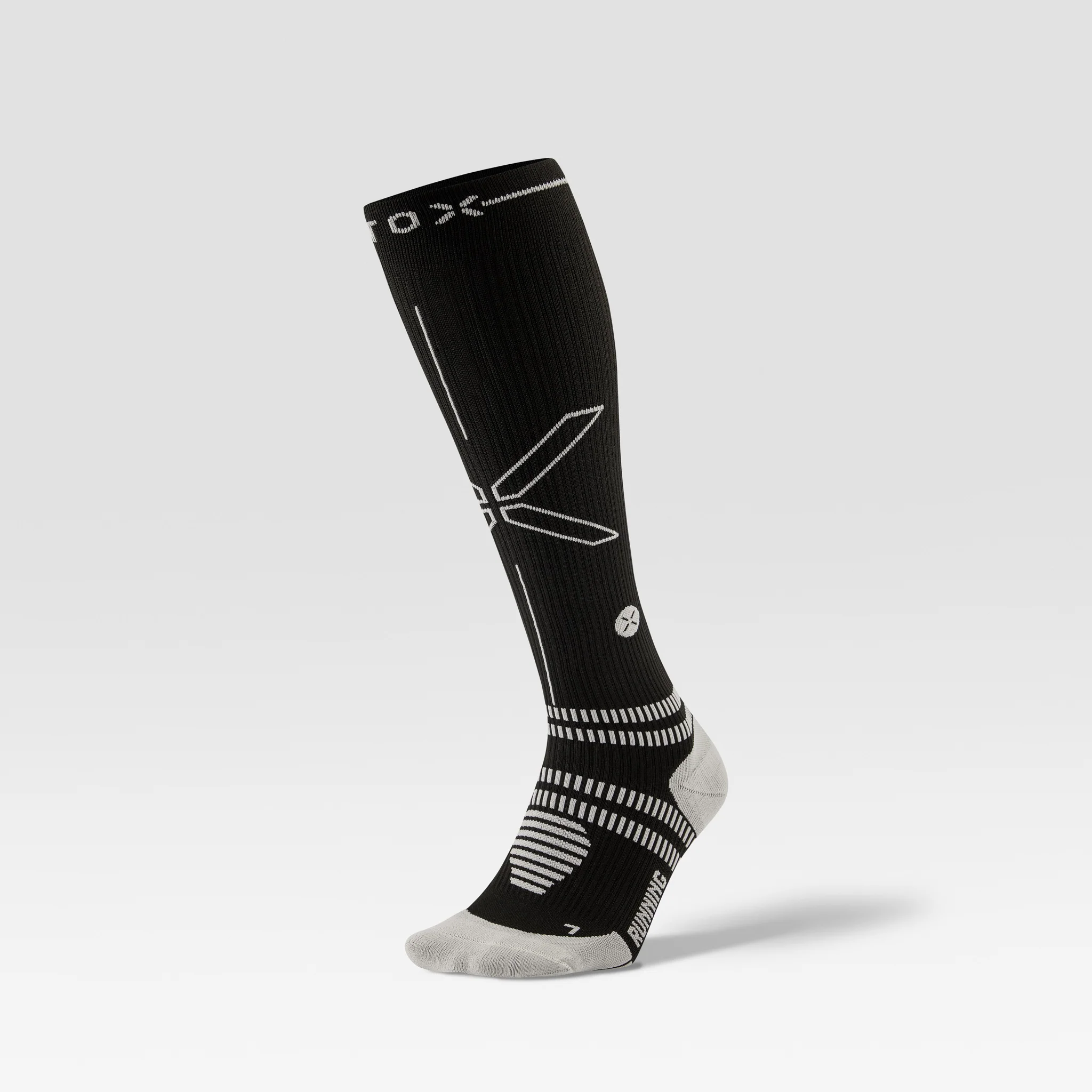 Running Socks Women 2-Pack | Black / Light Grey - Image 6
