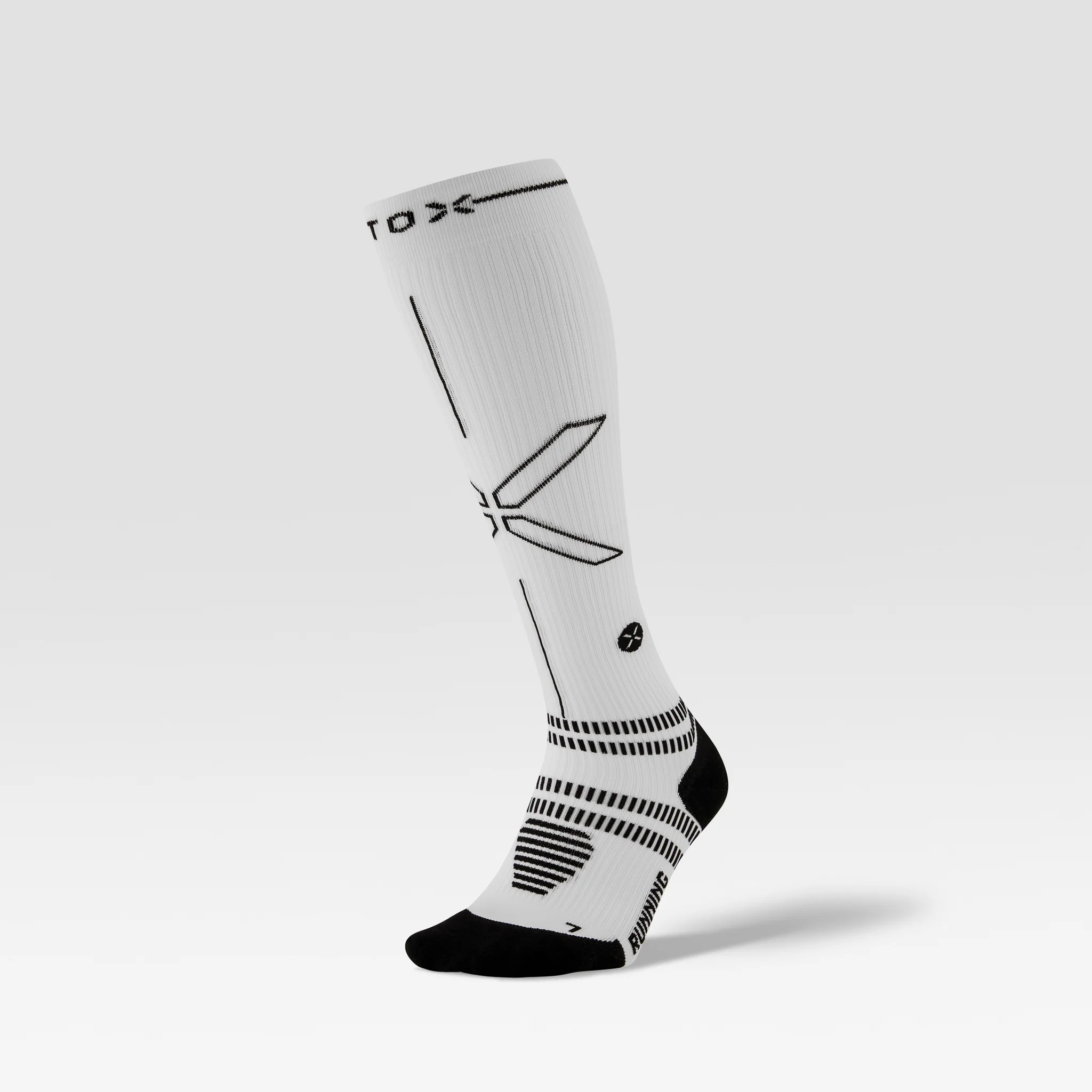 Running Socks Women 2-Pack | White / Black - Image 6