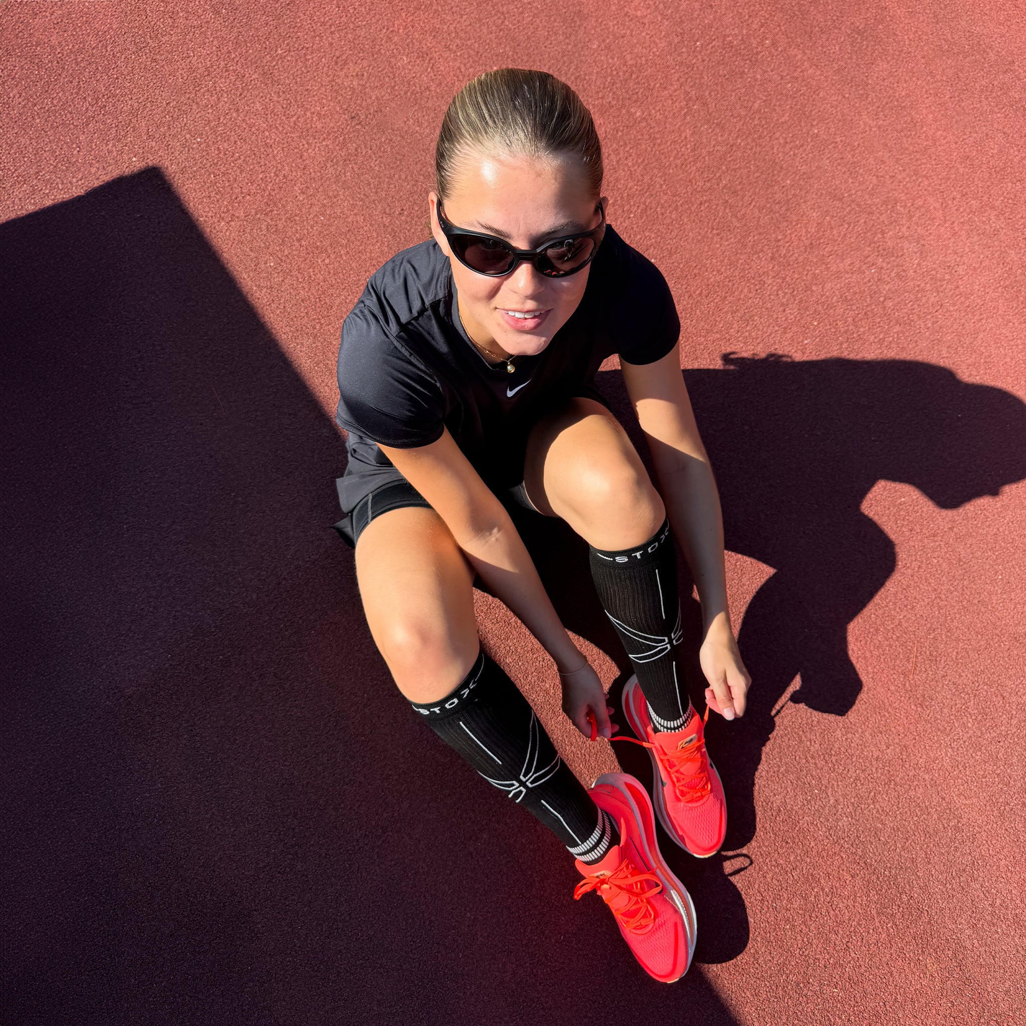 Running Socks Women | Black / Light Grey - Image 4