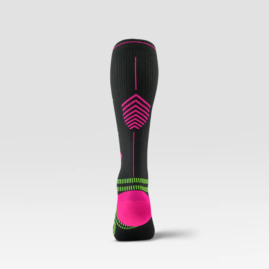 Running Socks Women | Charcoal / Fuchsia - Image 6