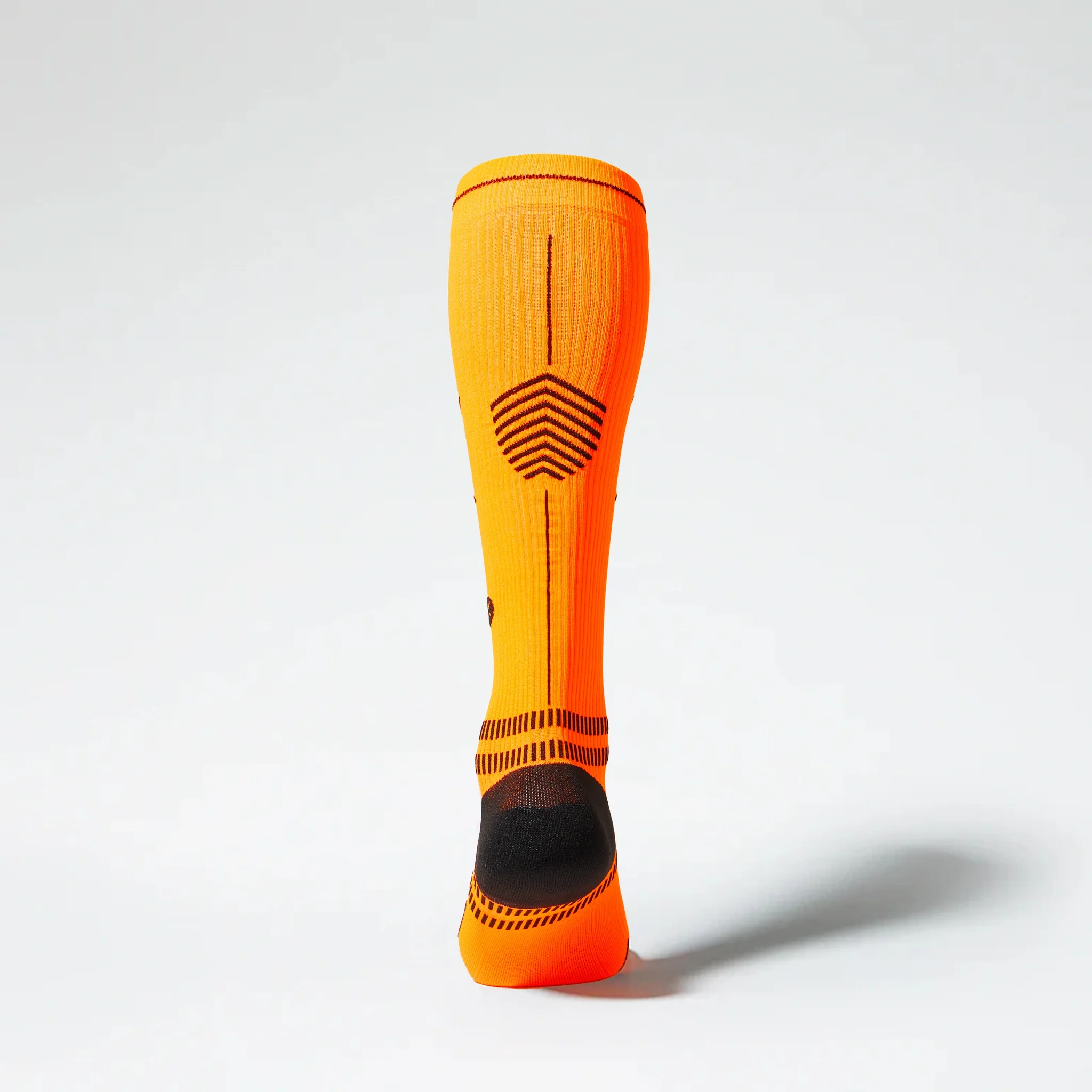 Running Socks Women | Orange Fluo / Black - Image 2