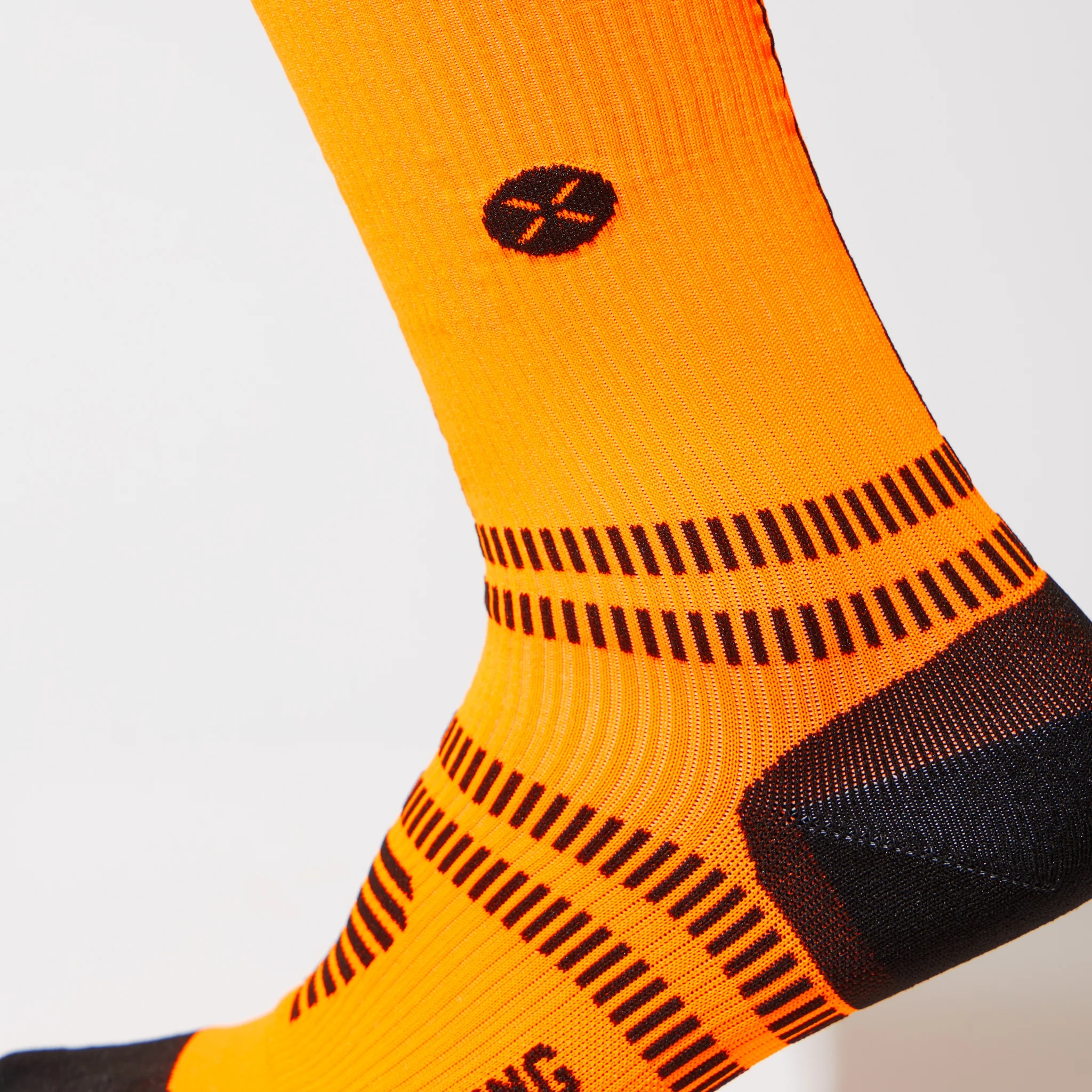 Running Socks Women | Orange Fluo / Black - Image 5