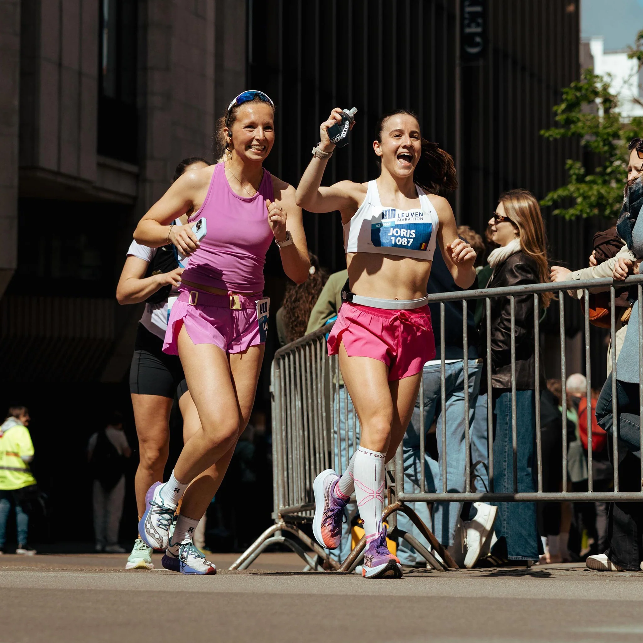 Running Socks Women | White / Bordeaux - Image 4
