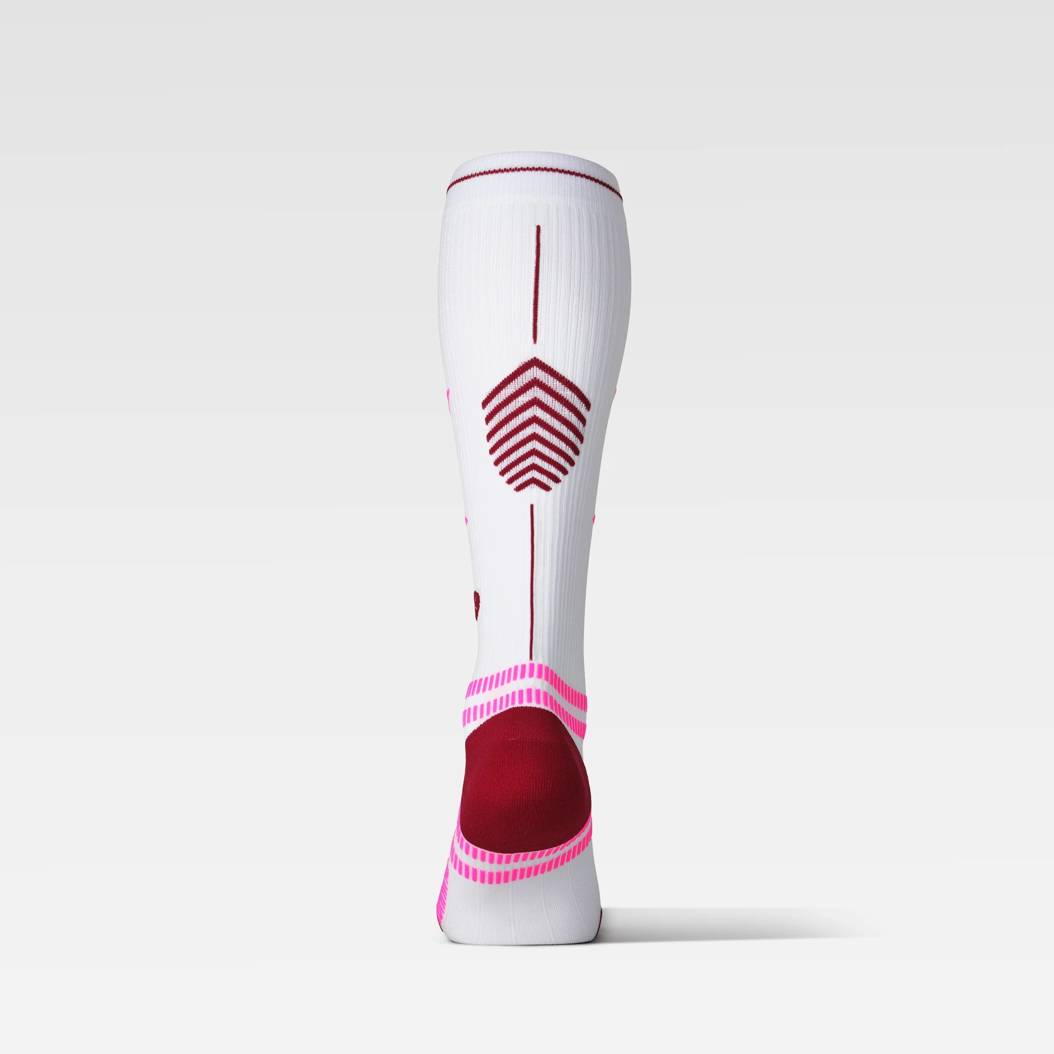 Running Socks Women | White / Bordeaux - Image 6