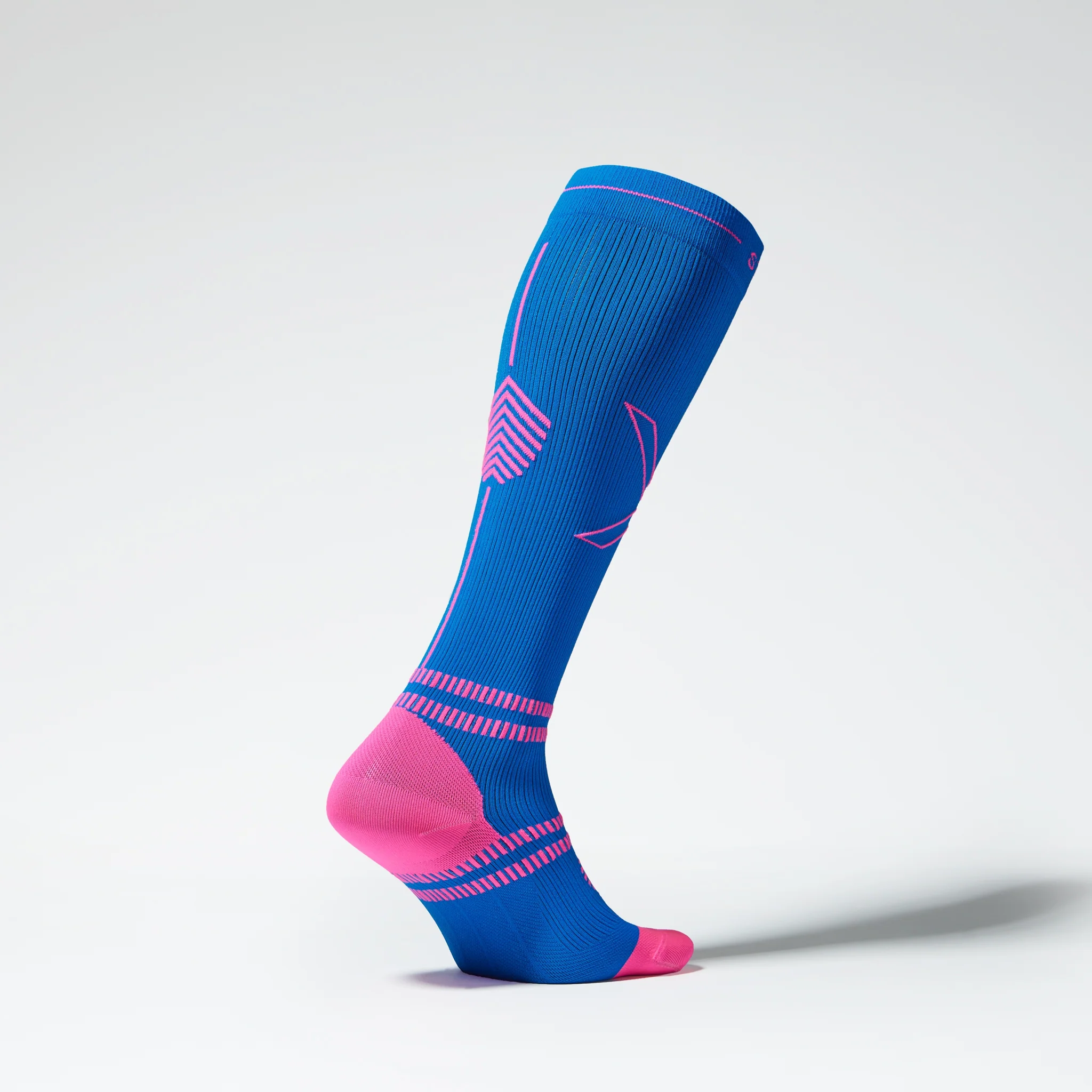Ultralight Running Socks Women | Blue / Pink Fluo - Image 3