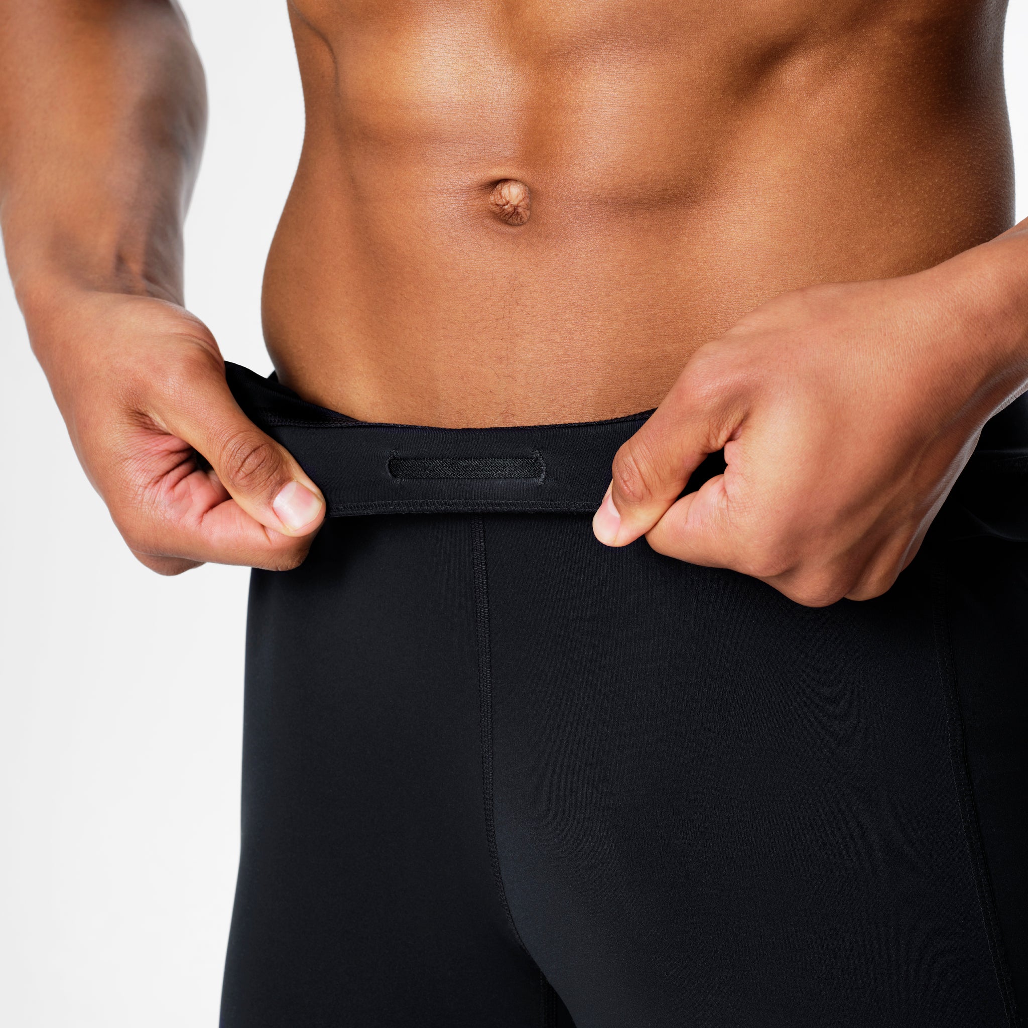 Running Tights Men | Black / Light Grey - Image 7