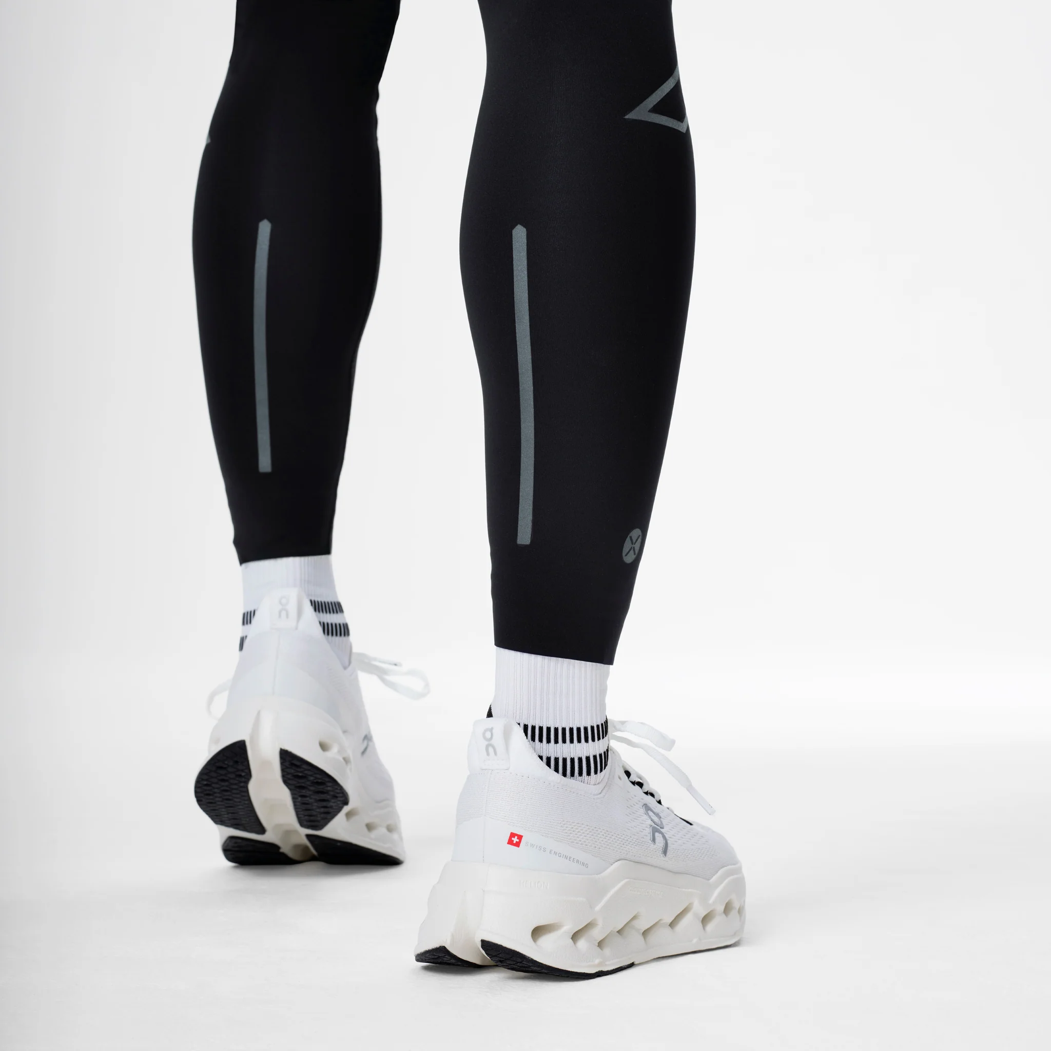 Running Tights Women | Black / Light Grey - Image 8
